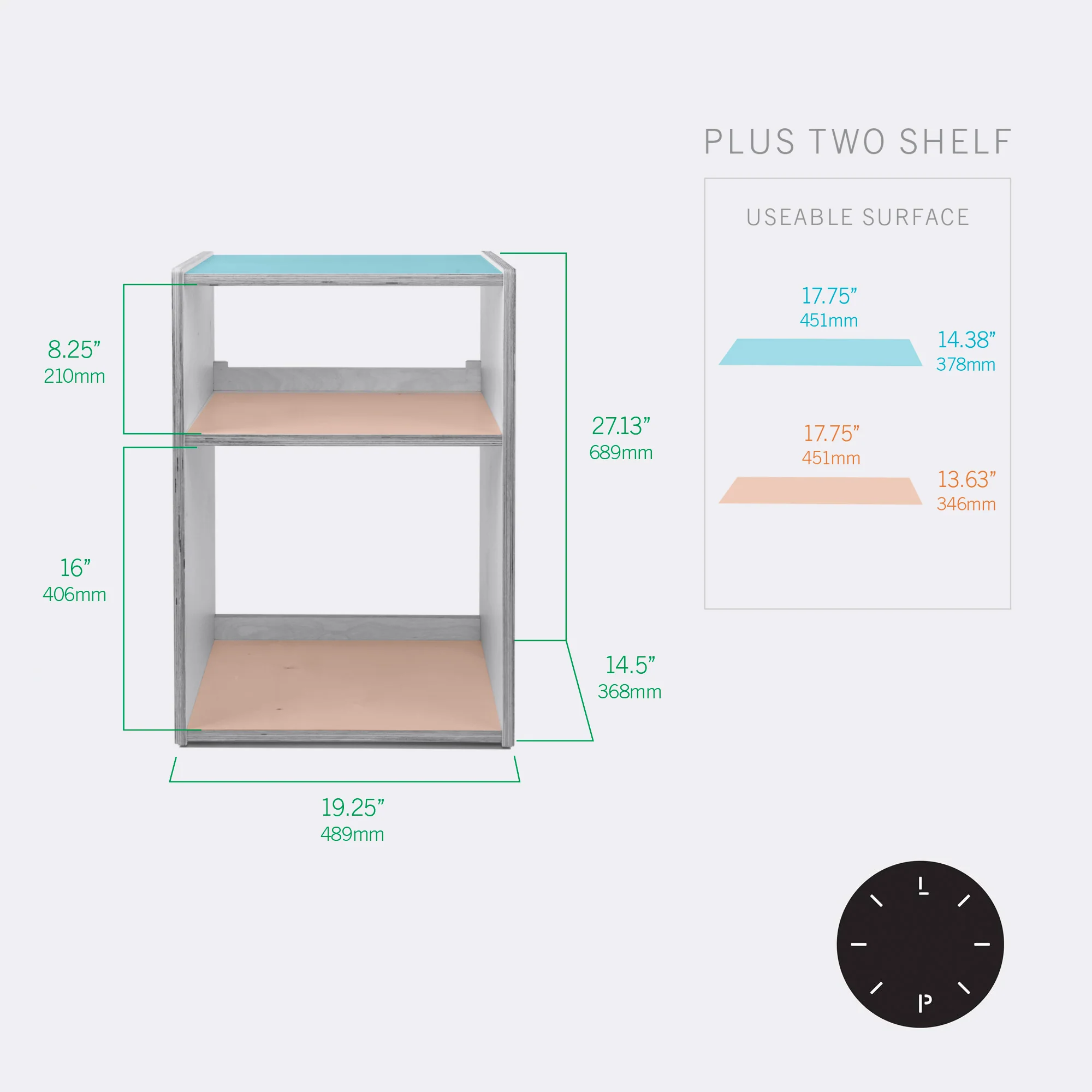 Line Phono: Cube PLUS Turntable Stand / Record Storage - Image 4