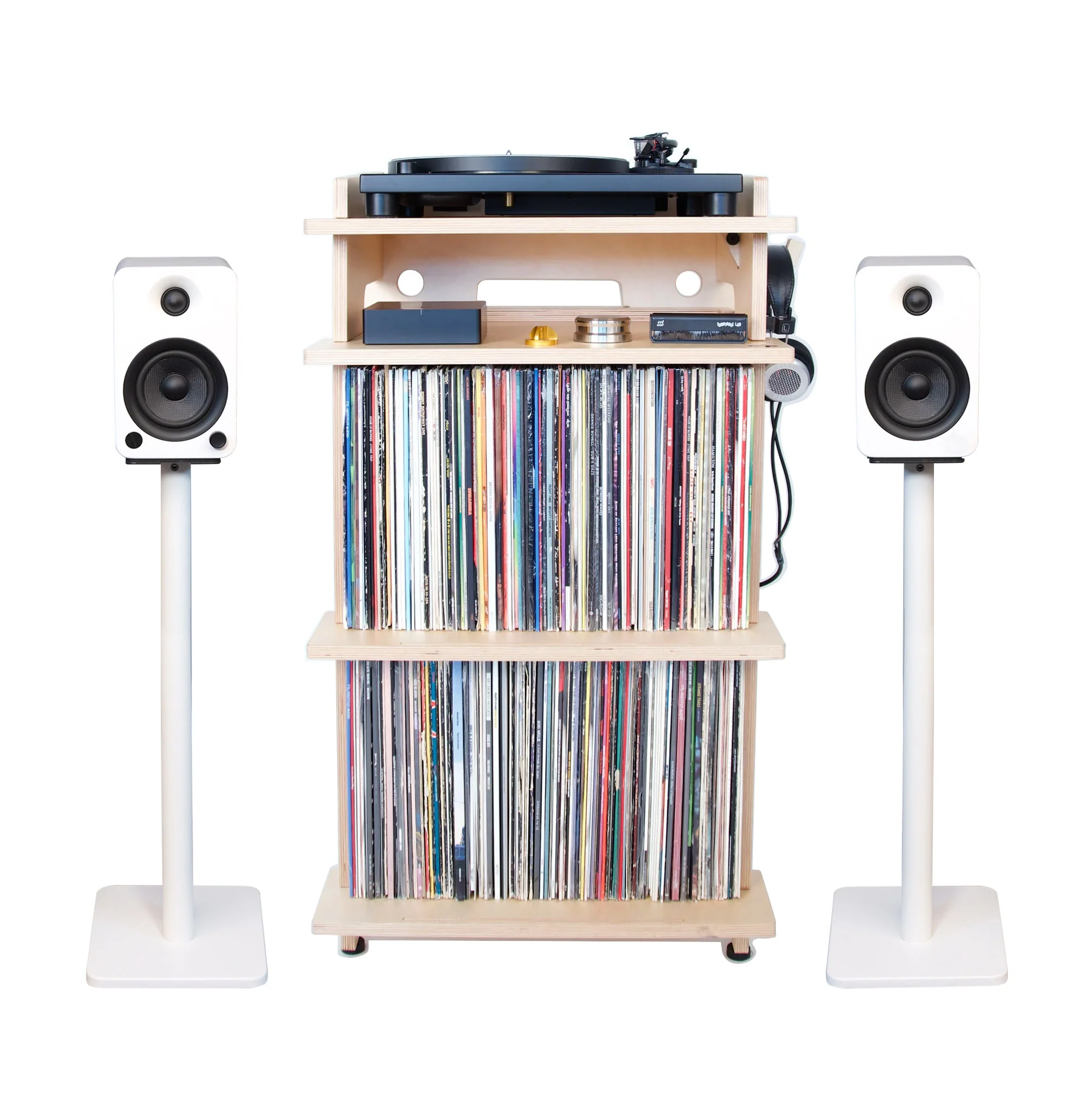 Line Phono: Turntable Stand / 26" Kanto Speaker Stands / Bundle - Image 2