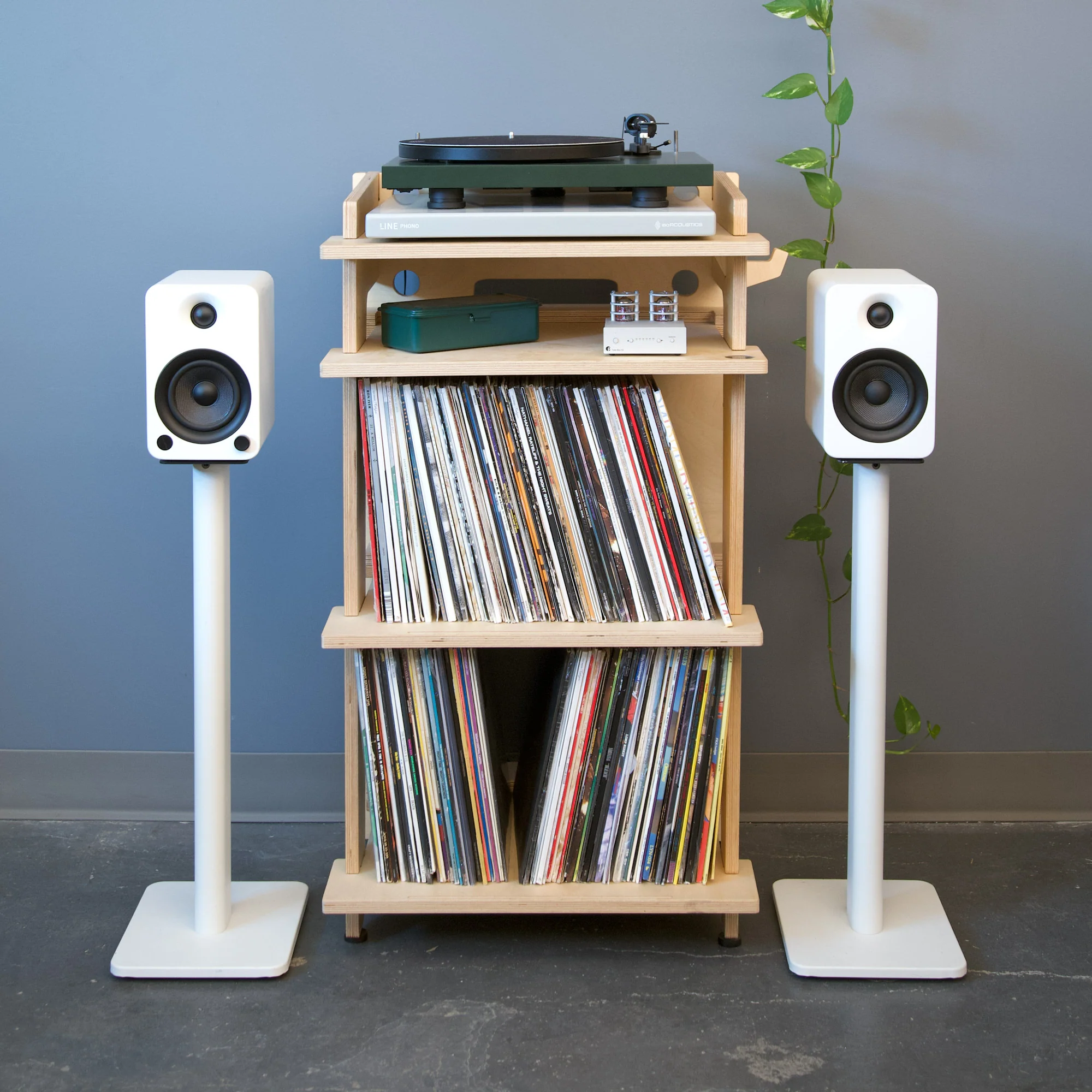 Line Phono: Turntable Stand / 26" Kanto Speaker Stands / Bundle - Image 3