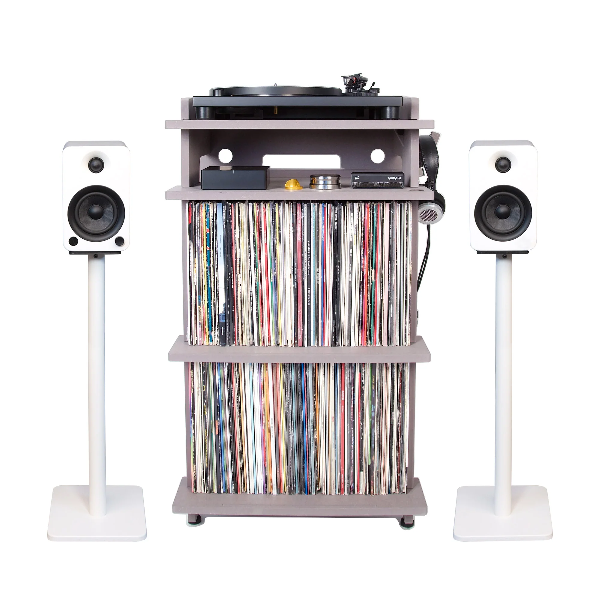 Line Phono: Turntable Stand / 26" Kanto Speaker Stands / Bundle - Image 9