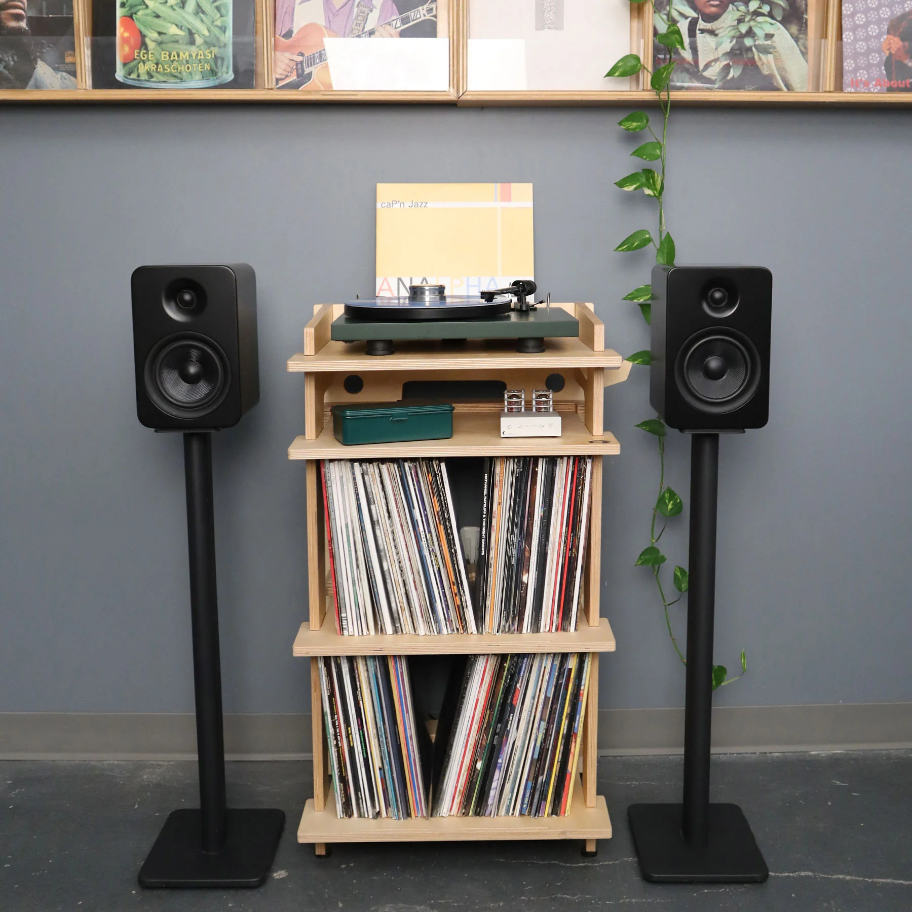 Line Phono: Turntable Stand / 32" Kanto Speaker Stands / Bundle - Image 3