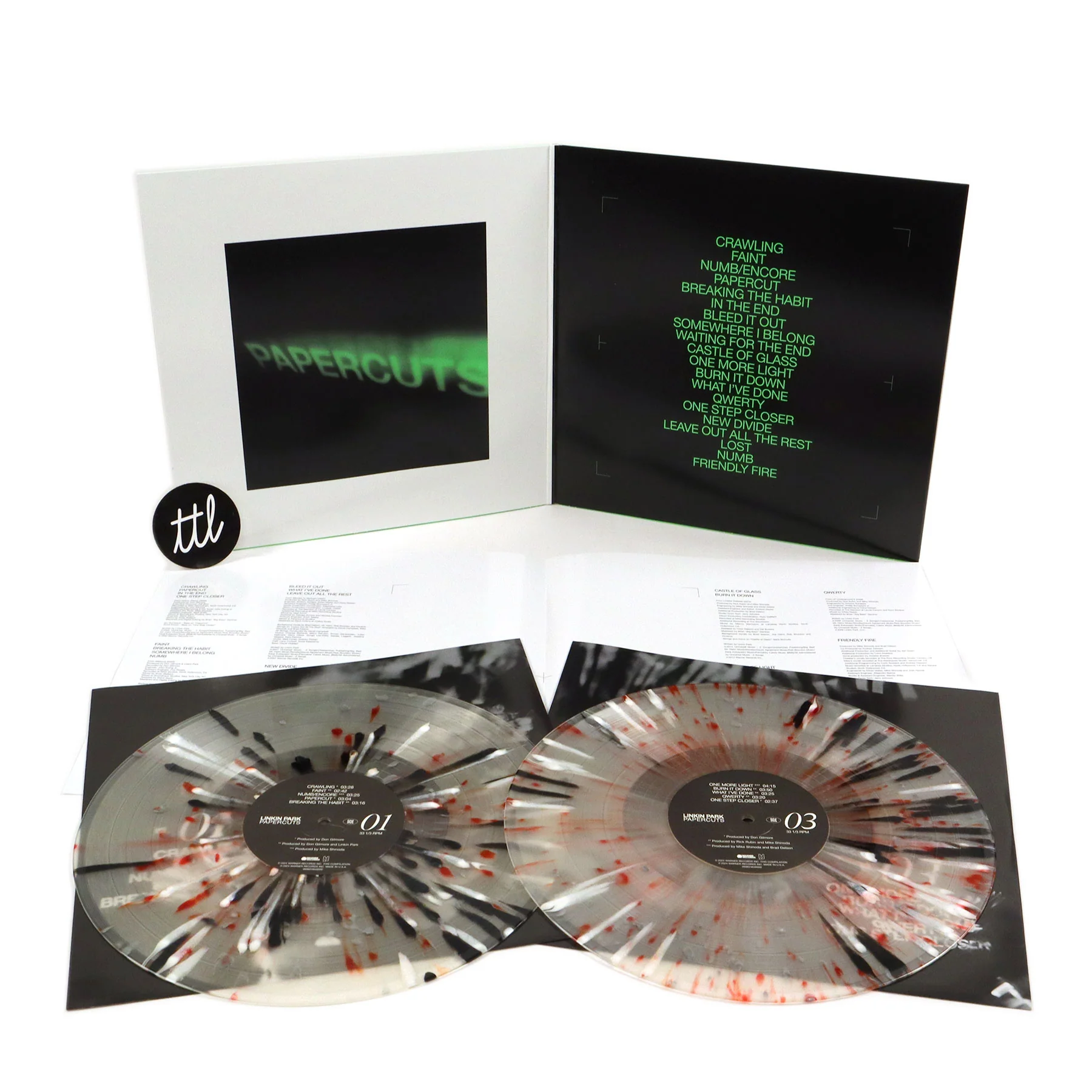 Linkin Park: Papercuts (Indie Exclusive Colored Vinyl) Vinyl 2LP - Image 2