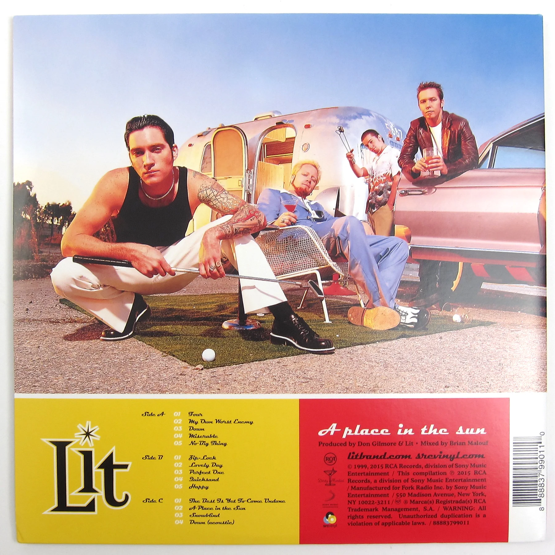 Lit: A Place In The Sun (180g, Colored Vinyl) Vinyl 2LP - Image 3