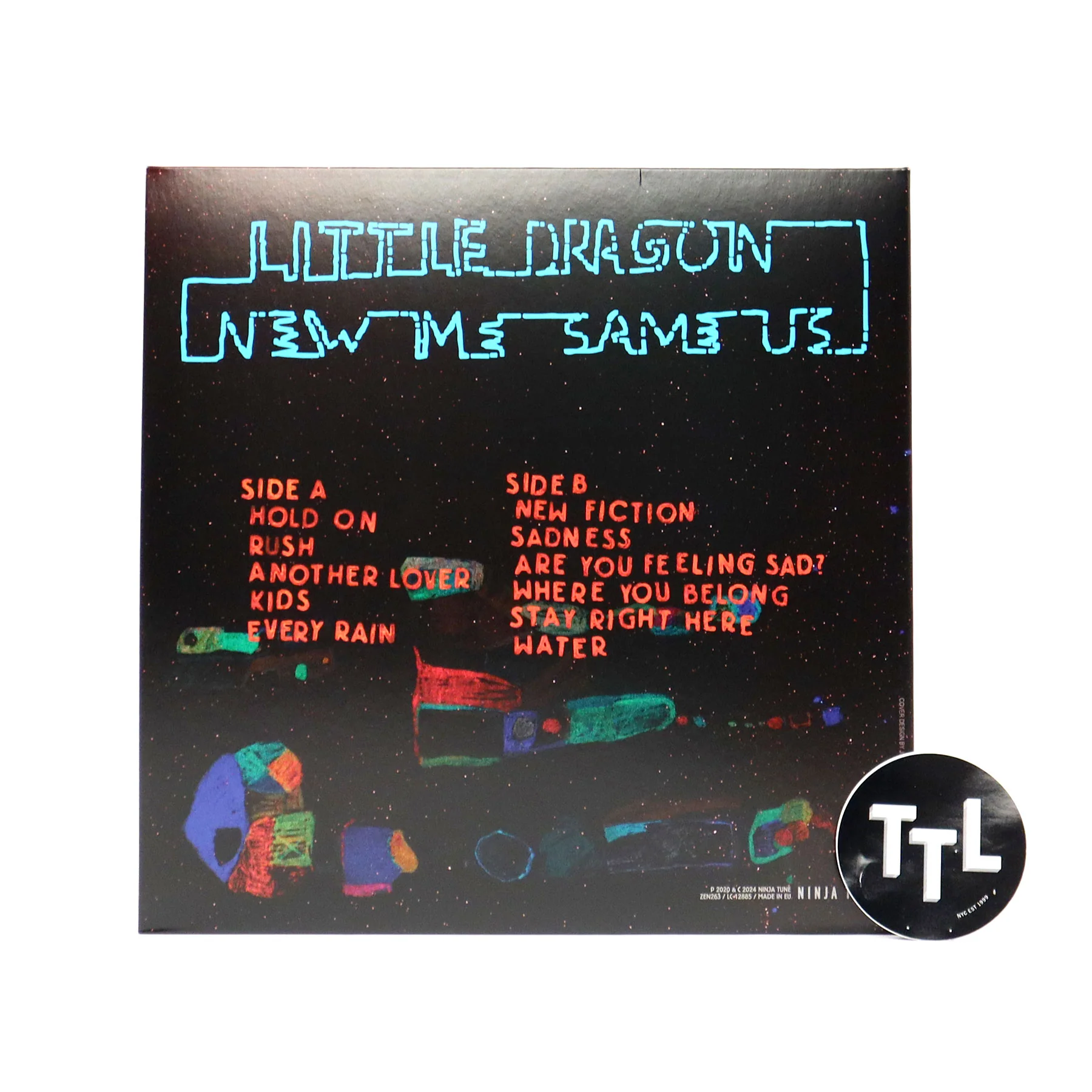 Little Dragon: New Me, Same Us (Indie Exclusive Blue Colored Vinyl) Vinyl LP - Image 3