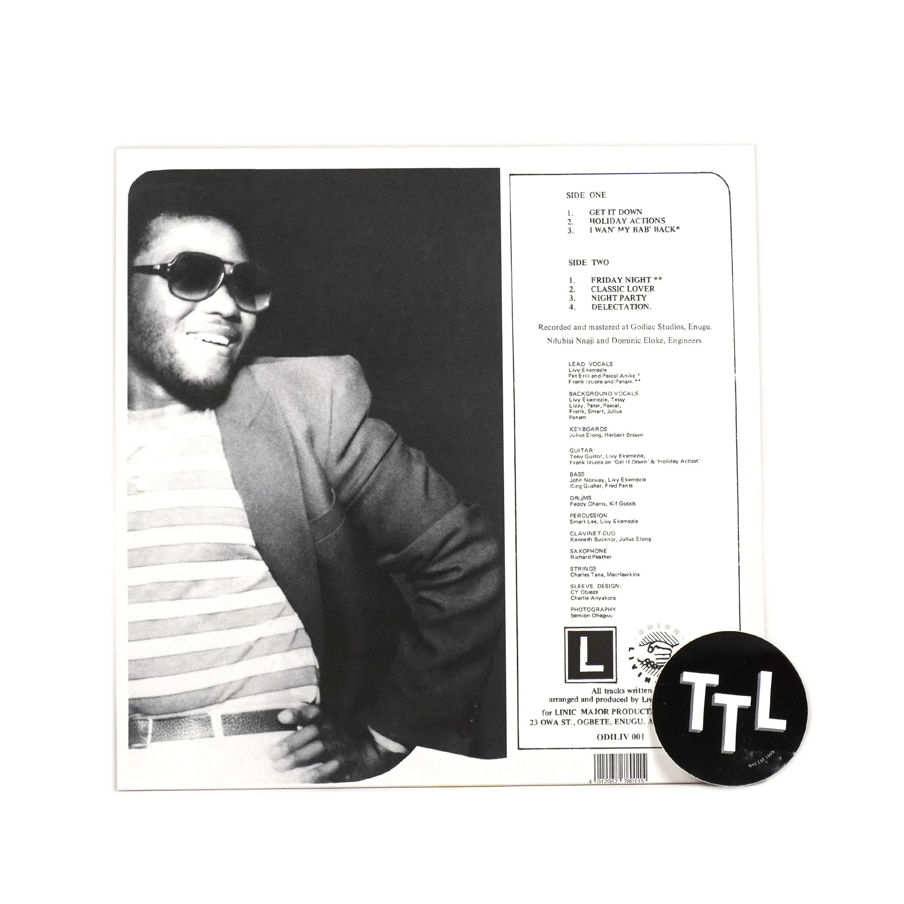 Livy Ekemezie: Friday Night Vinyl LP - Image 3