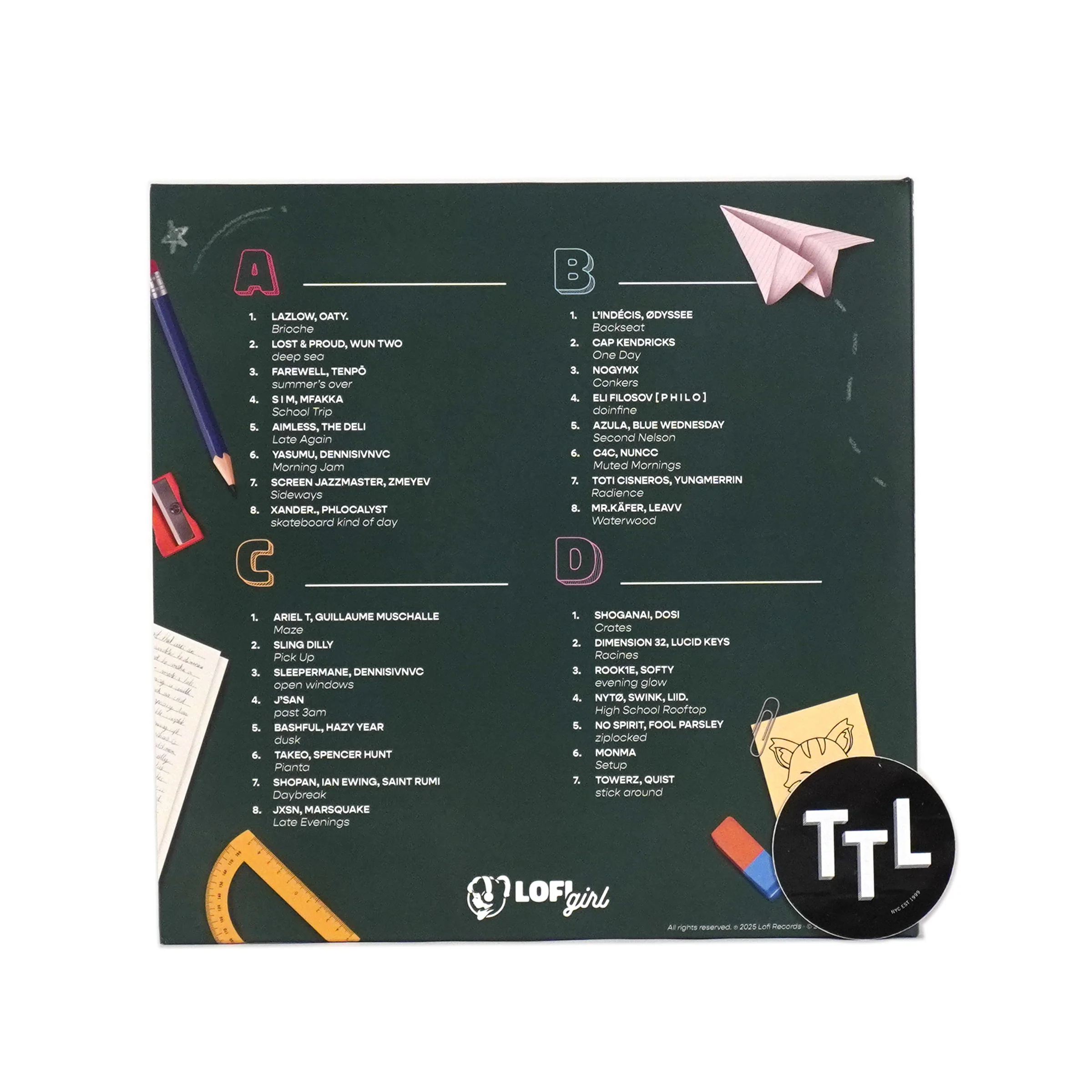 Lofi Girl: Back To School (Colored Vinyl) Vinyl 2LP - Image 3