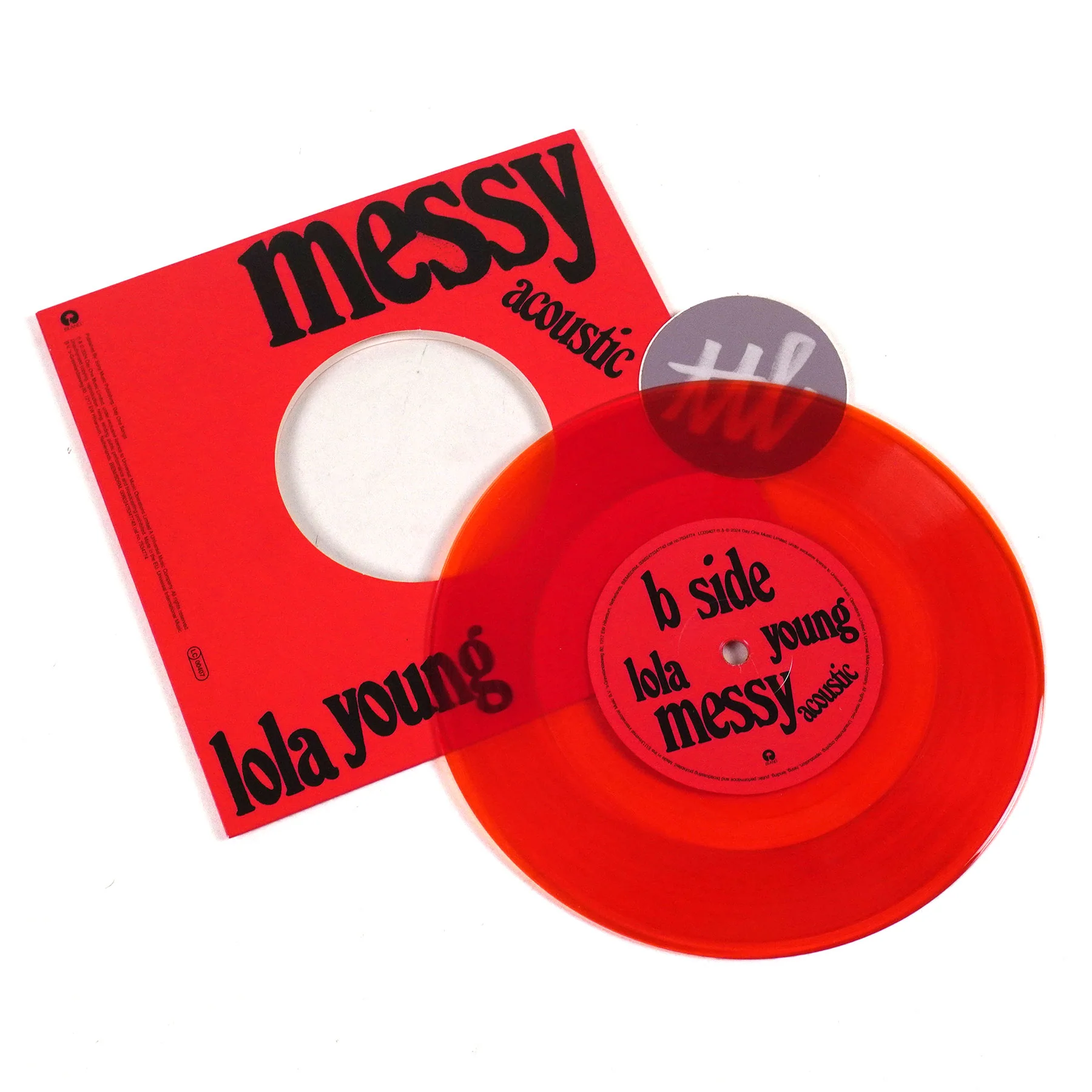 Lola Young: Messy (Import, Colored Vinyl) Vinyl 7" - Image 2