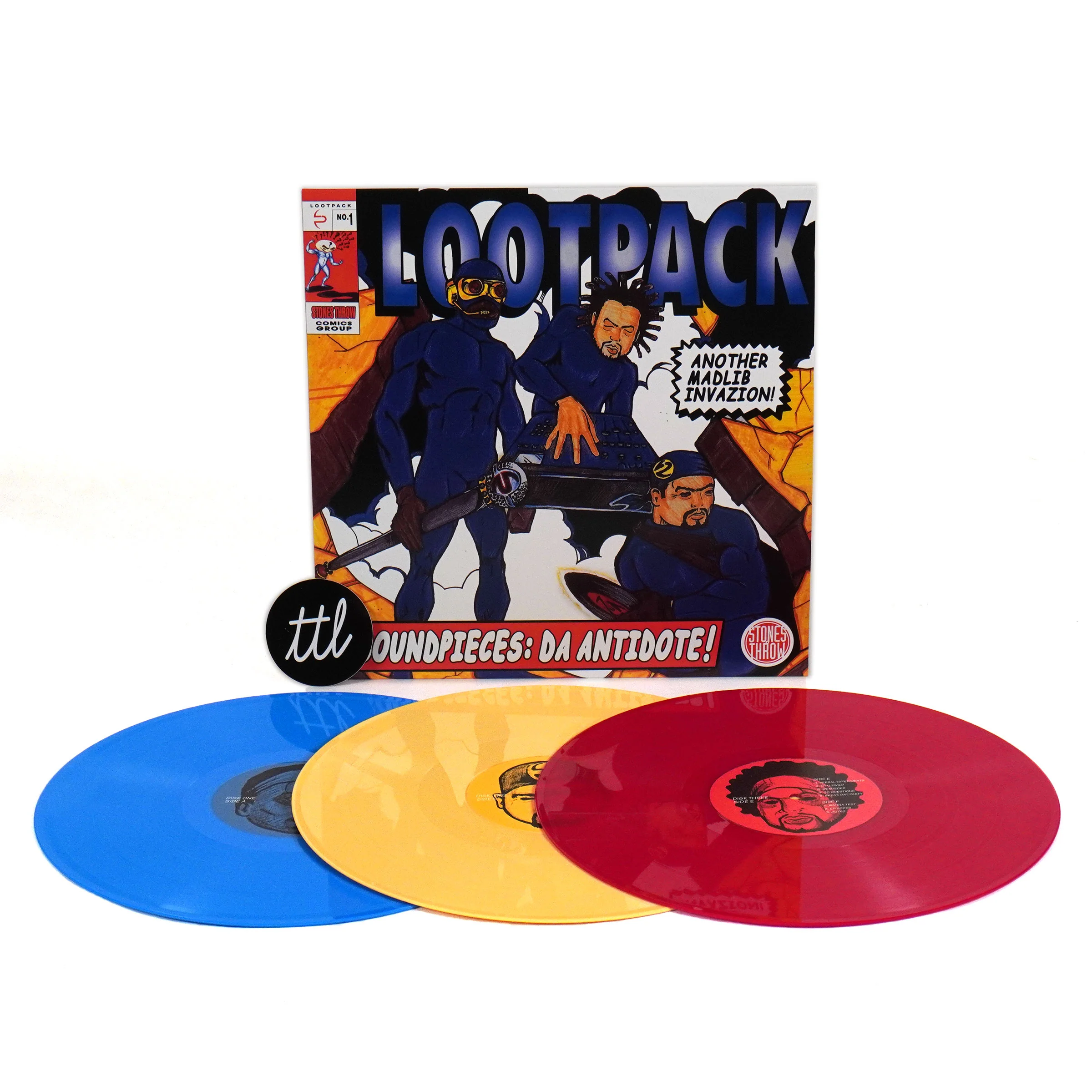 Lootpack: Soundpieces - Da Antidote! (Colored Vinyl) Vinyl 3LP - Image 2