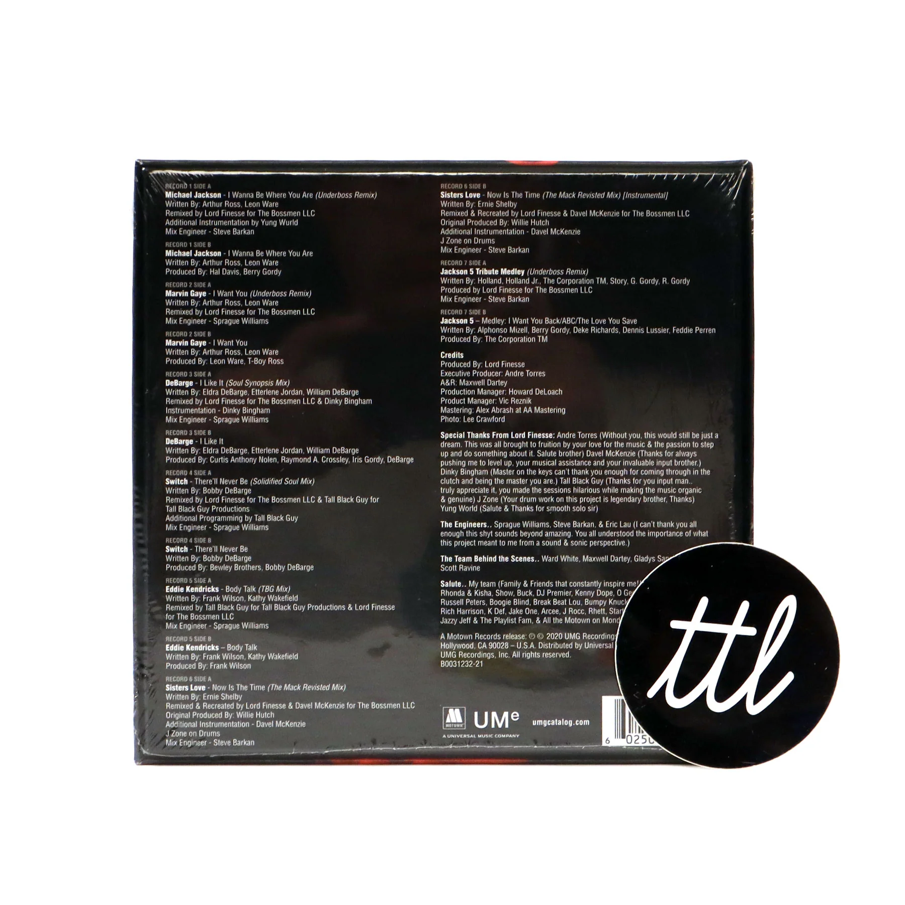 Lord Finesse: Motown State Of Mind Vinyl 7x7" Vinyl Boxset - Image 2