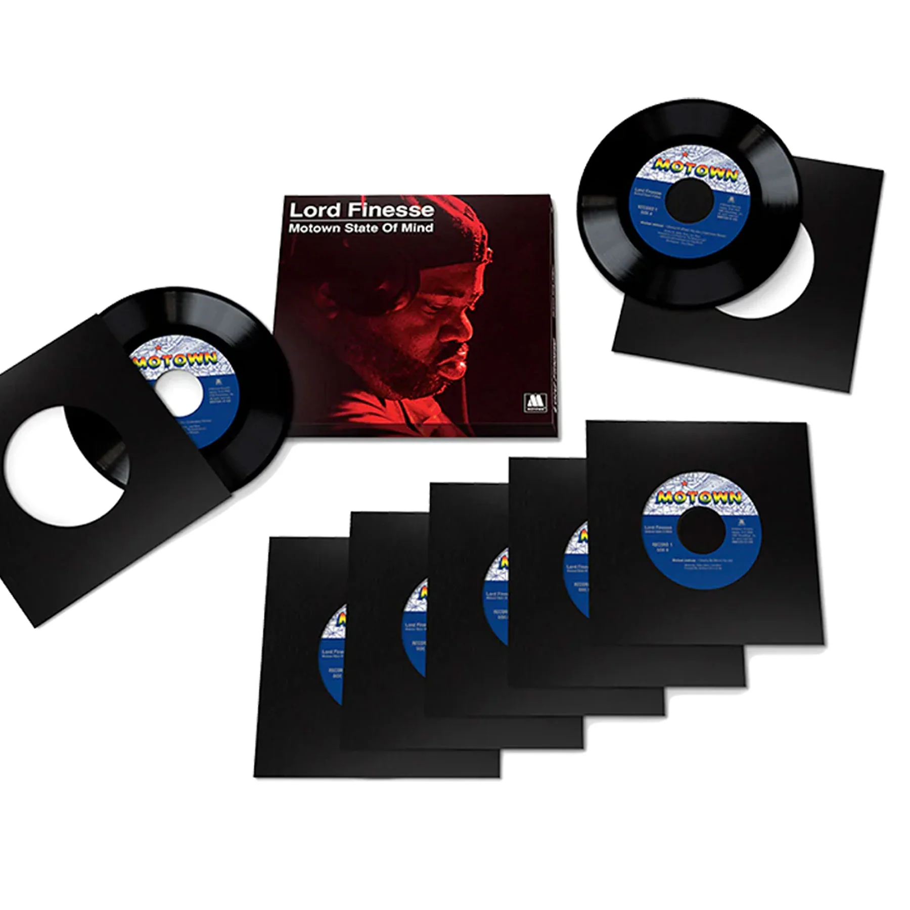 Lord Finesse: Motown State Of Mind Vinyl 7x7" Vinyl Boxset - Image 3