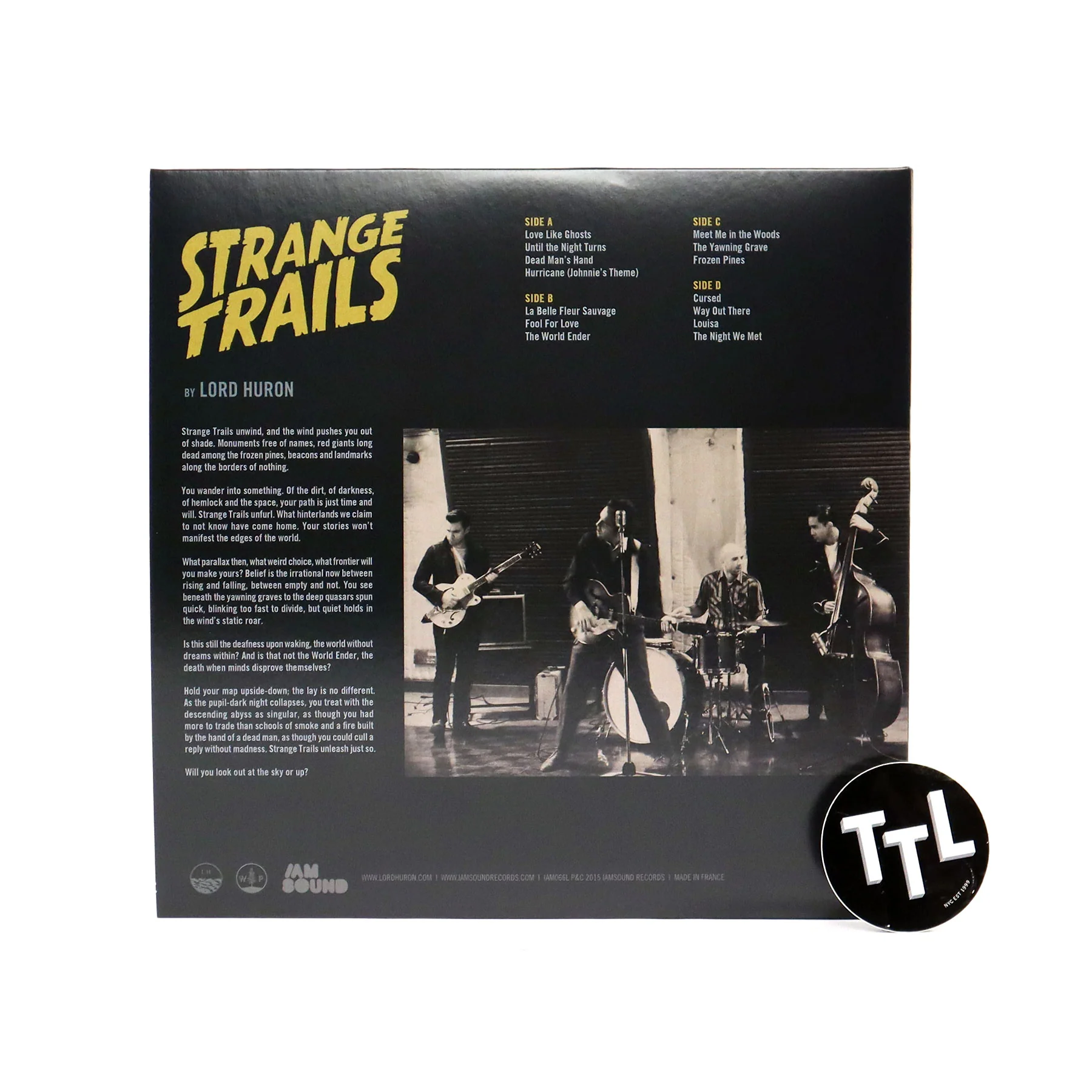 Lord Huron: Strange Trails (Light Blue Colored Vinyl) Vinyl 2LP - Image 3
