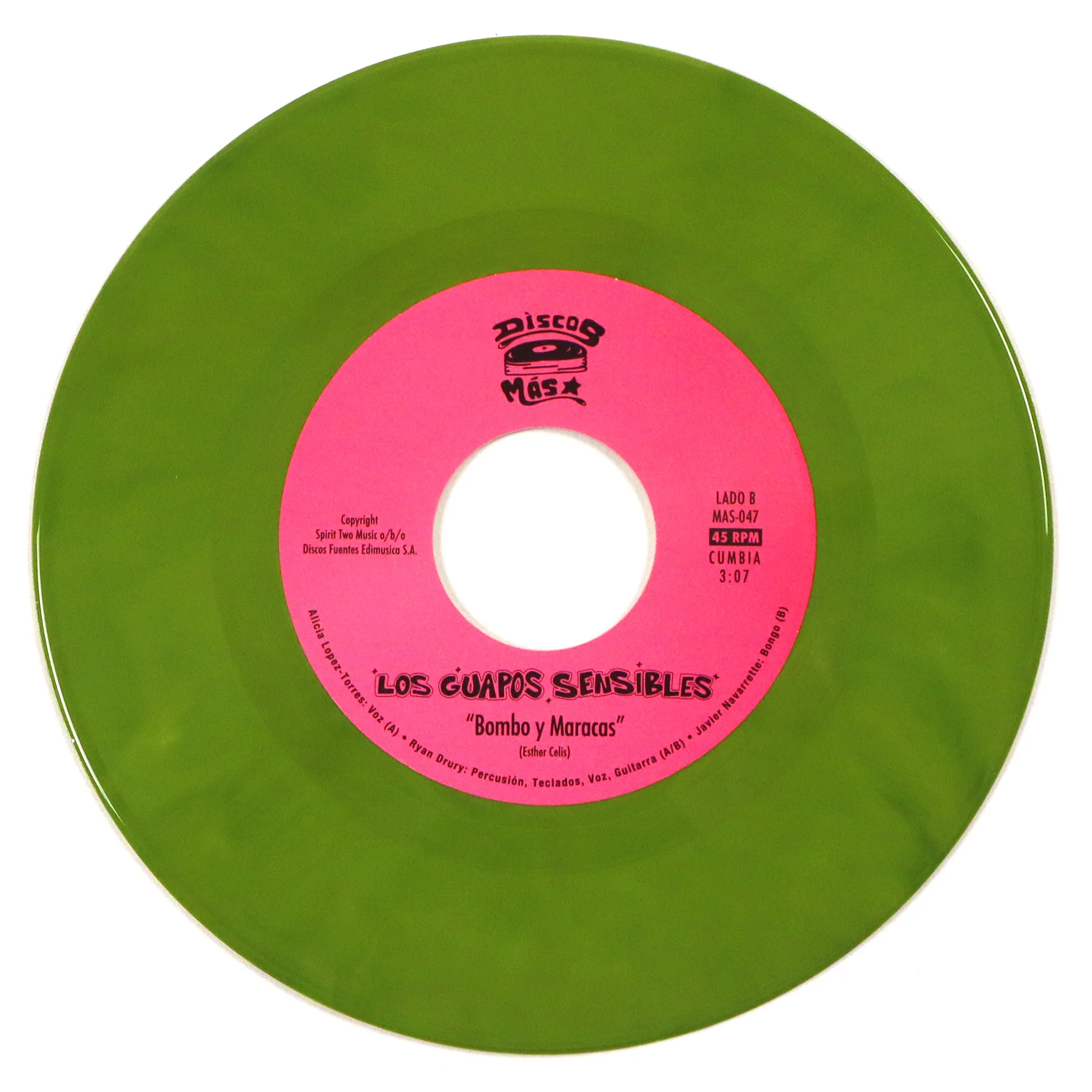 Los Guapos Sensibles: Gatita (Colored Vinyl) Vinyl 7" - Image 2