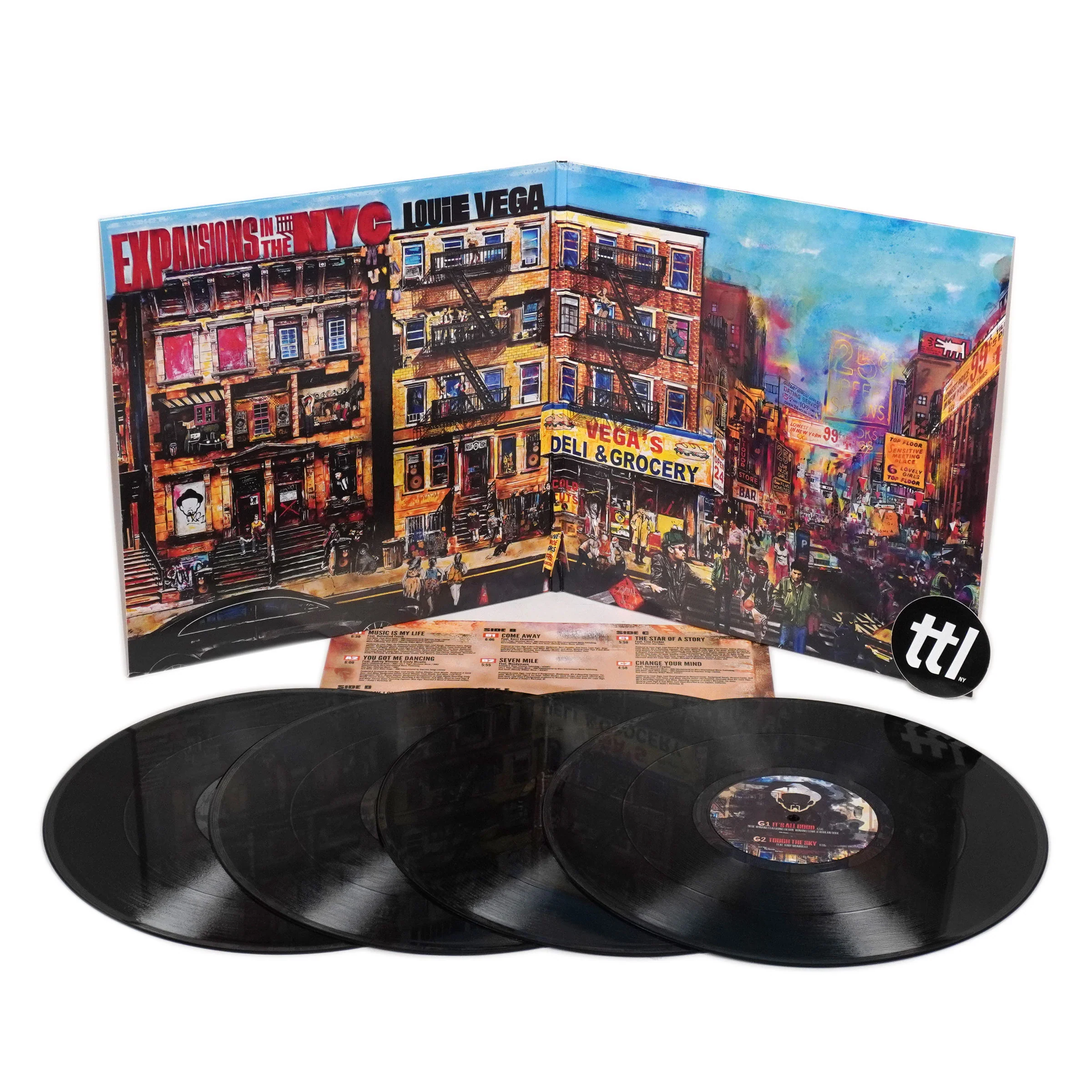 Louie Vega: Expansions In The NYC (Import) Vinyl 4LP - Image 2
