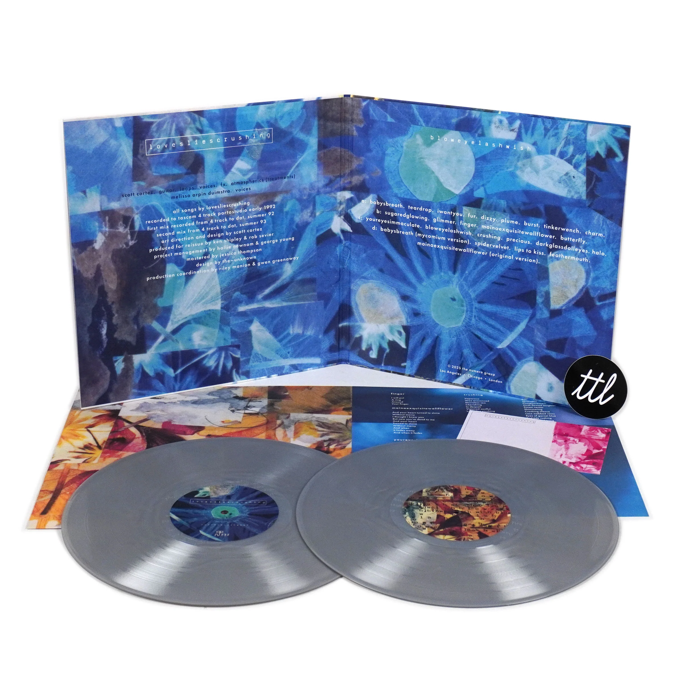 lovesliescrushing: bloweyelashwish (Silver Colored Vinyl) Vinyl 2LP - Image 2
