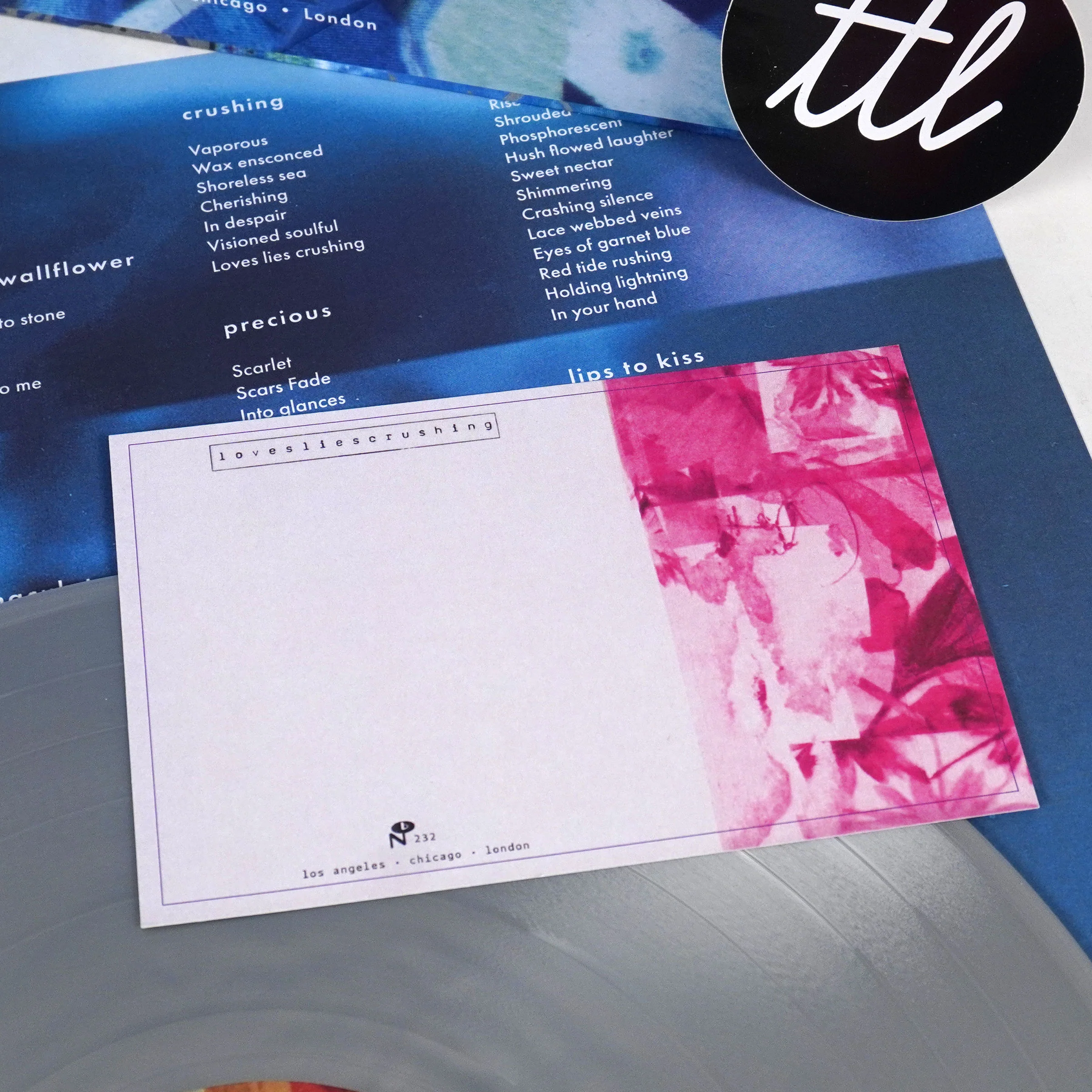 lovesliescrushing: bloweyelashwish (Silver Colored Vinyl) Vinyl 2LP - Image 3