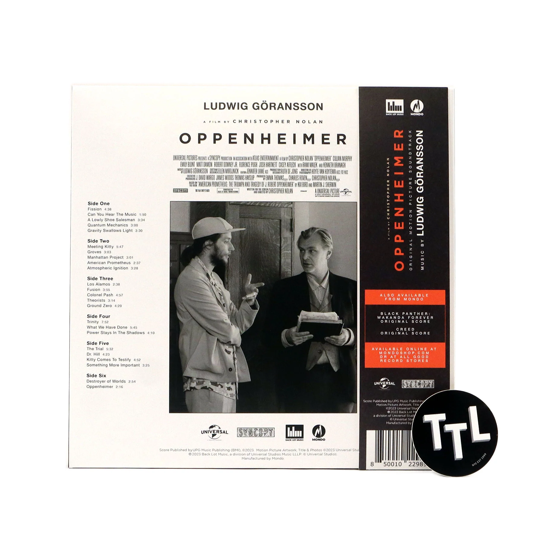Ludwig Goransson: Oppenheimer Soundtrack Vinyl 3LP - Image 2