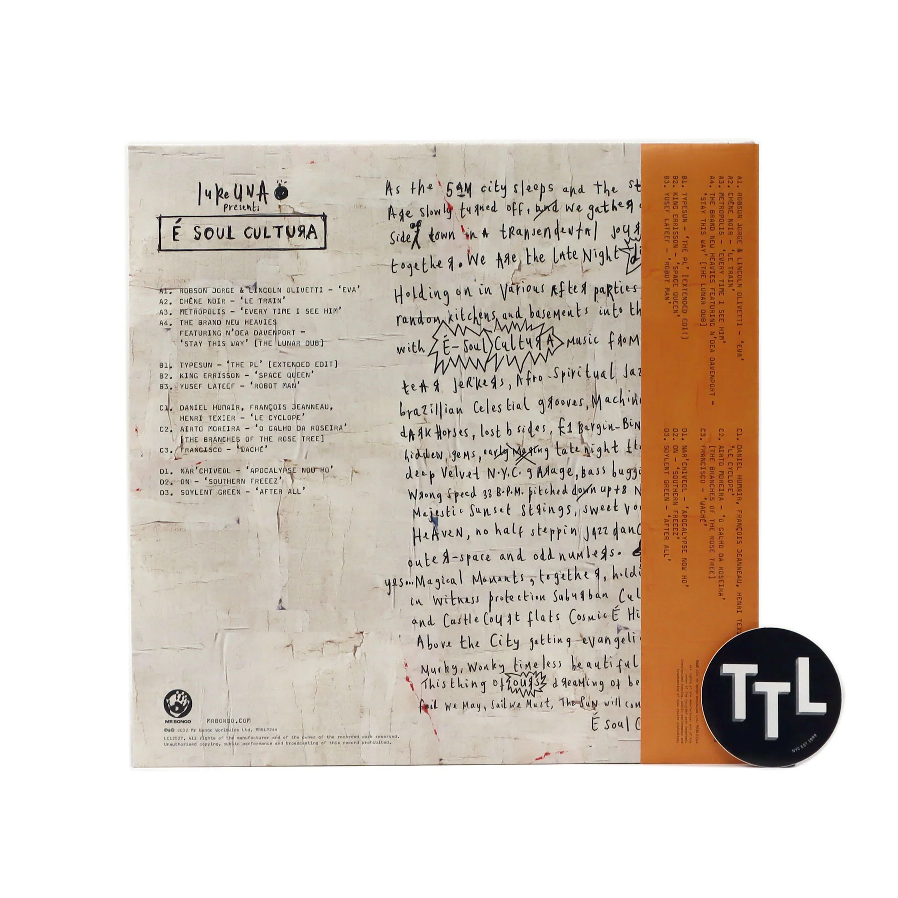 Luke Una Presents: E Soul Cultura Vinyl 2LP - Image 3