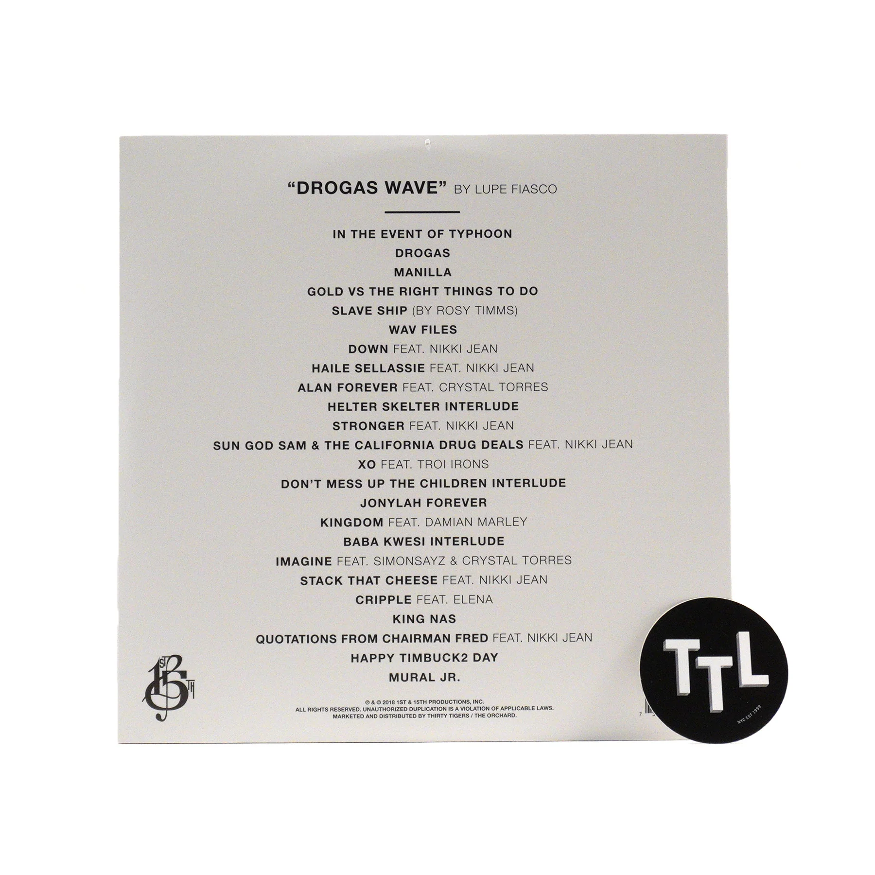 Lupe Fiasco: Drogas Wave Vinyl 3LP - Image 3