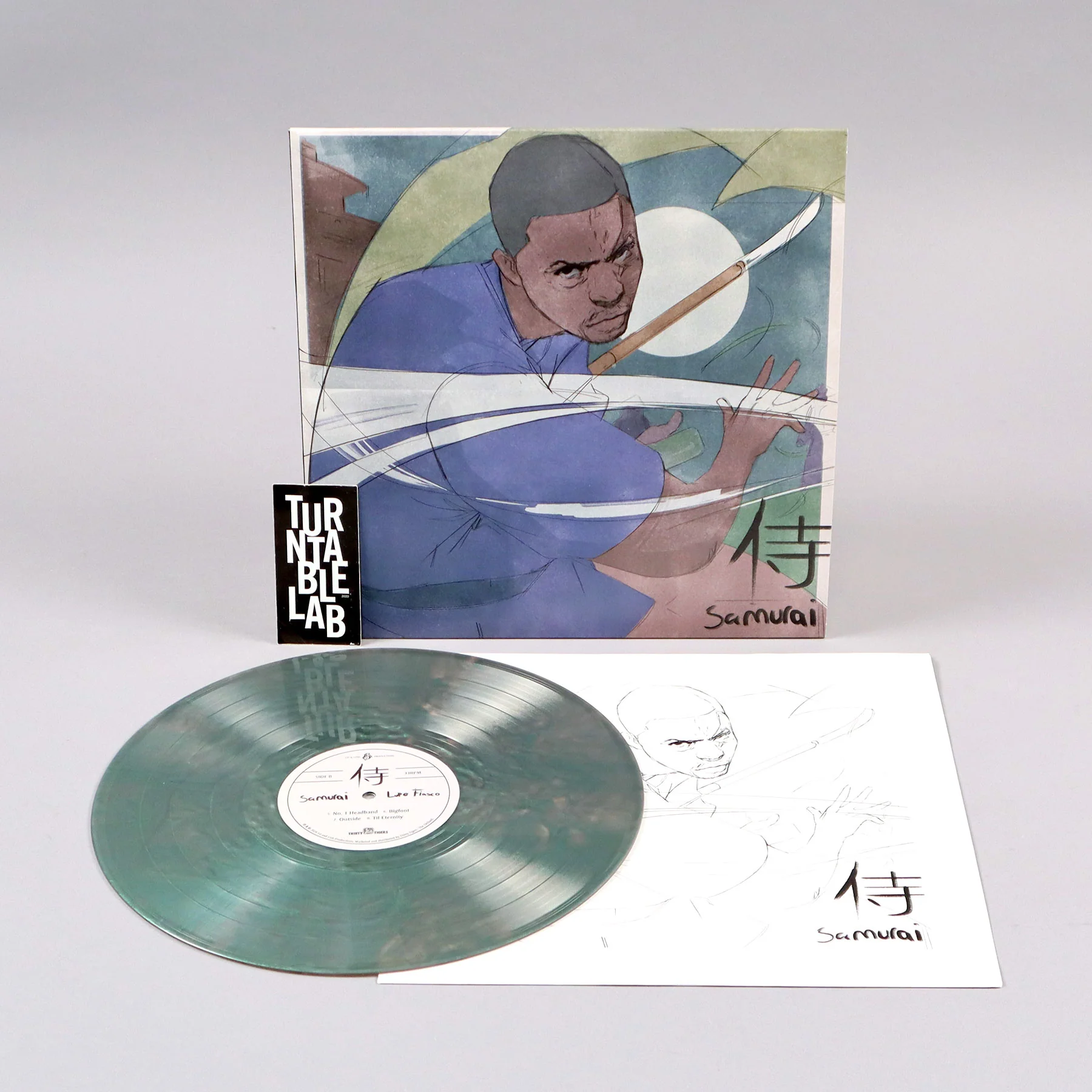 Lupe Fiasco: Samurai (Green Colored Vinyl) Vinyl LP - Turntable Lab Exclusive - LIMIT 1 PER CUSTOMER - Image 4