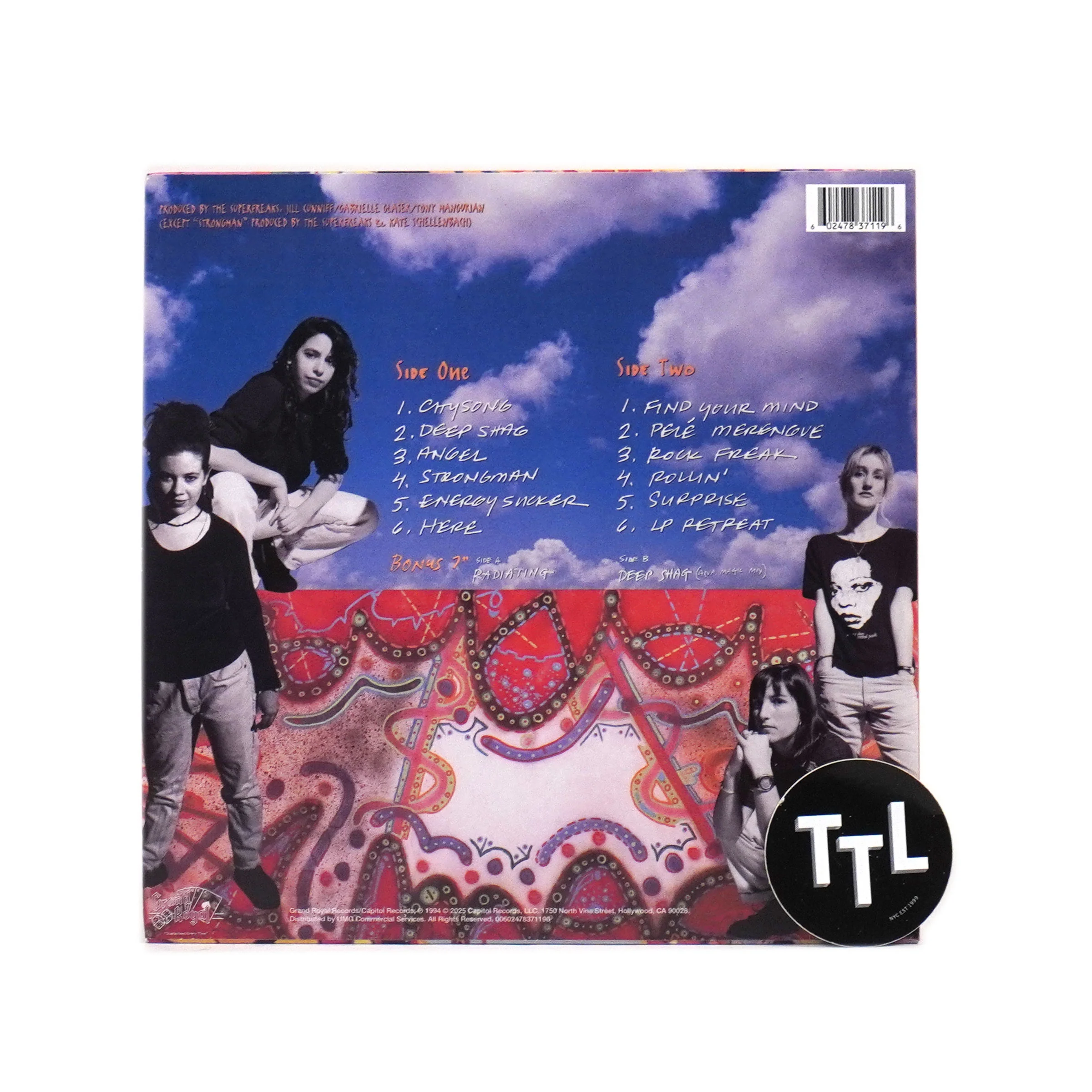 Luscious Jackson: Natural Ingredients (Indie Exclusive Colored Vinyl) Vinyl LP+7" - Image 3