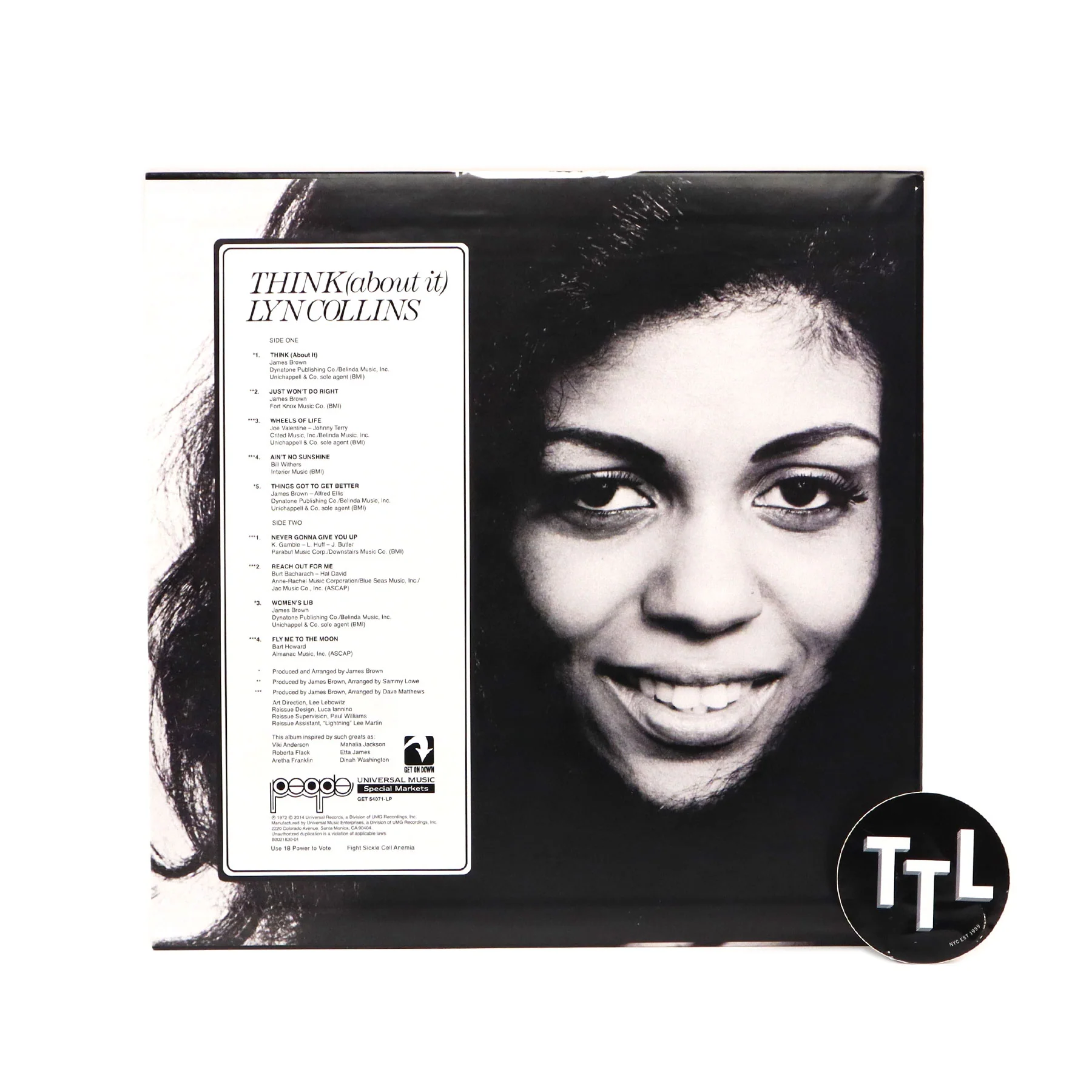 Lyn Collins: Think (About It) Vinyl LP - Image 2