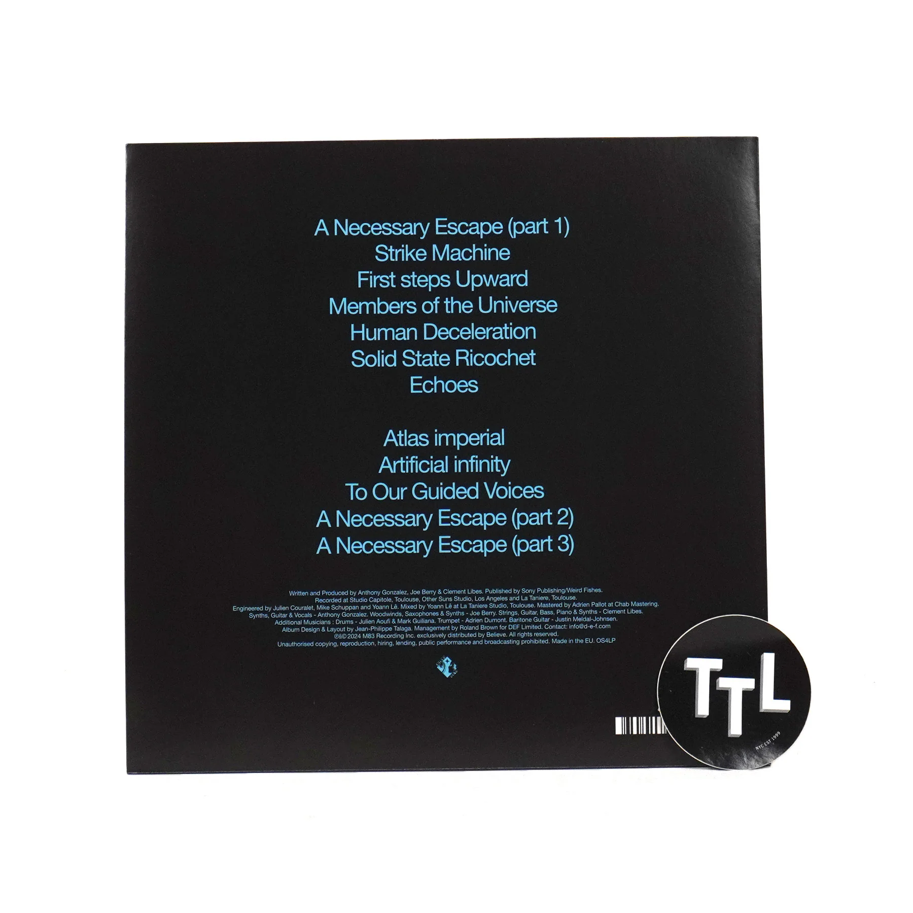 M83: A Necessary Escape - Dakar Chronicles Soundtrack (Indie Exclusive Colored Vinyl) Vinyl LP - Image 3