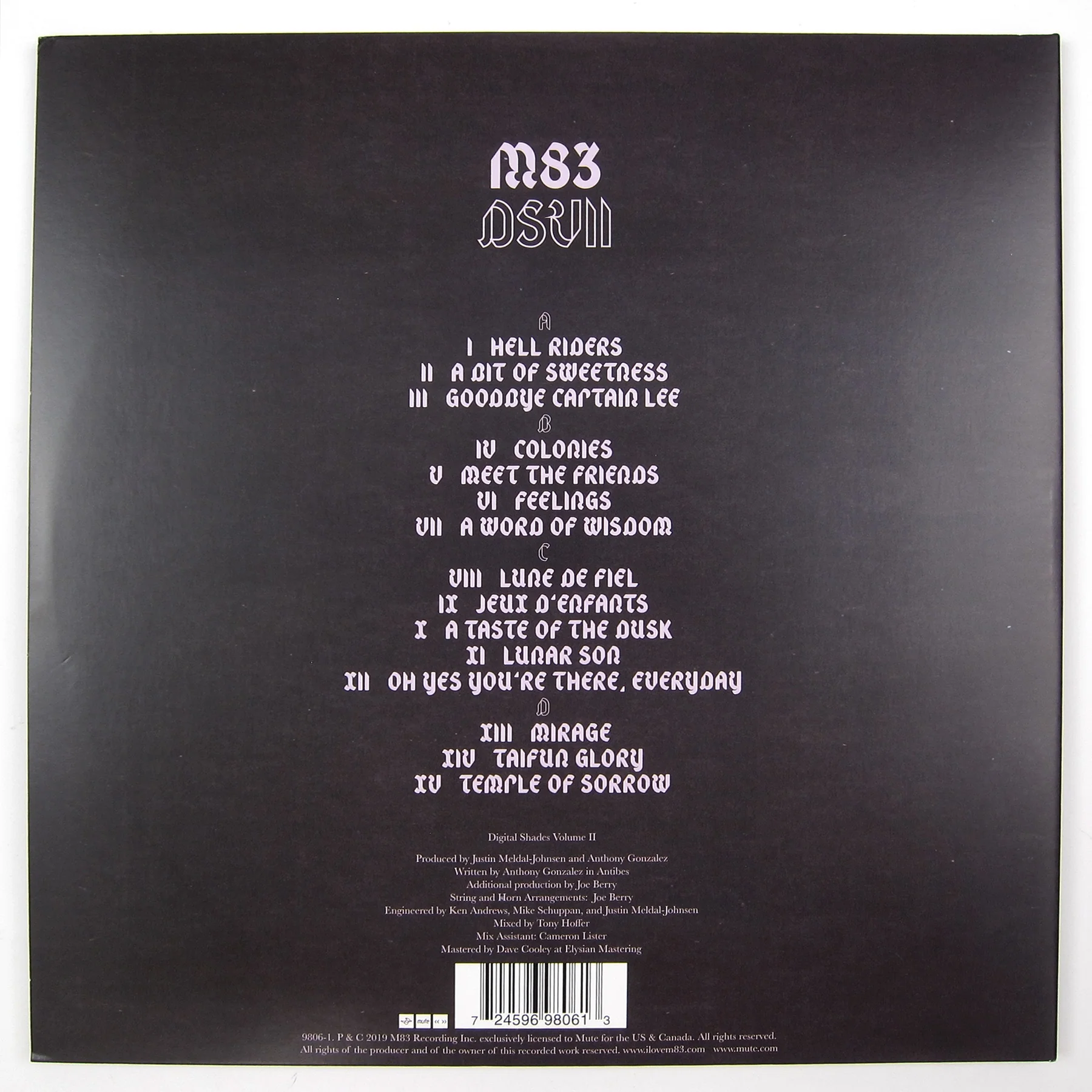M83: DSVII - Digital Shades Vol.2 (Colored Vinyl) Vinyl 2LP - Image 3