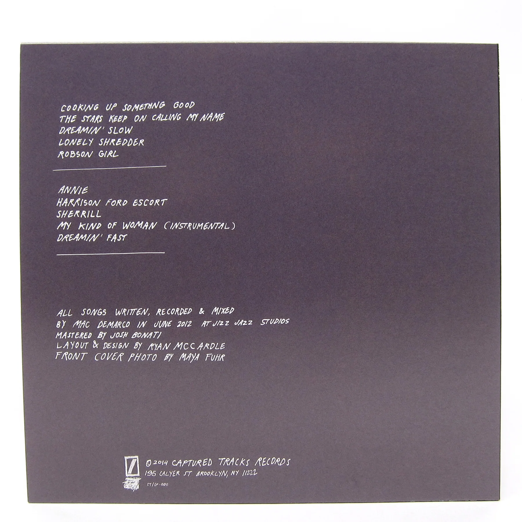 Mac DeMarco: 2 Demos (Colored Vinyl) Vinyl LP - Image 2