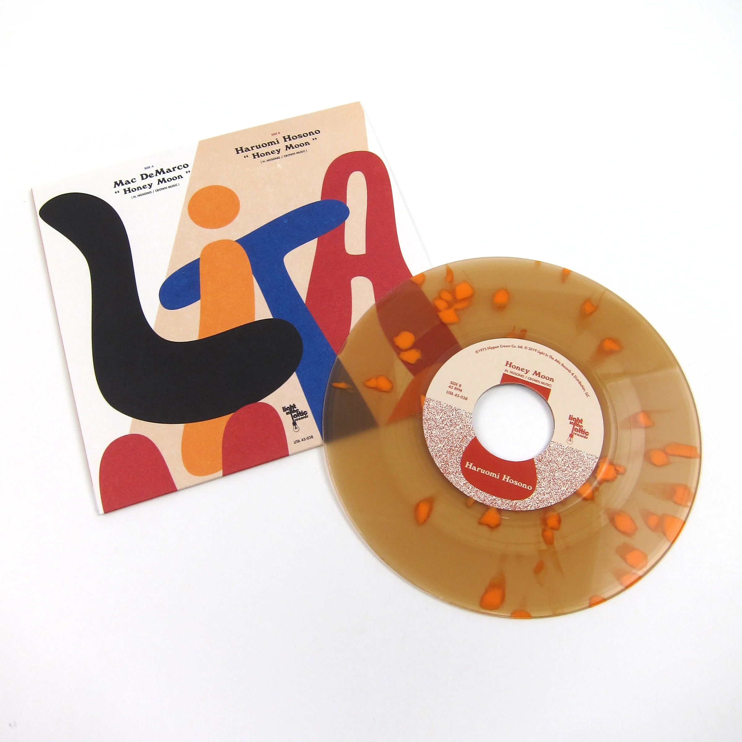 Mac Demarco / Haruomi Hosono: Honey Moon (Colored Vinyl) Vinyl 7" - Image 2
