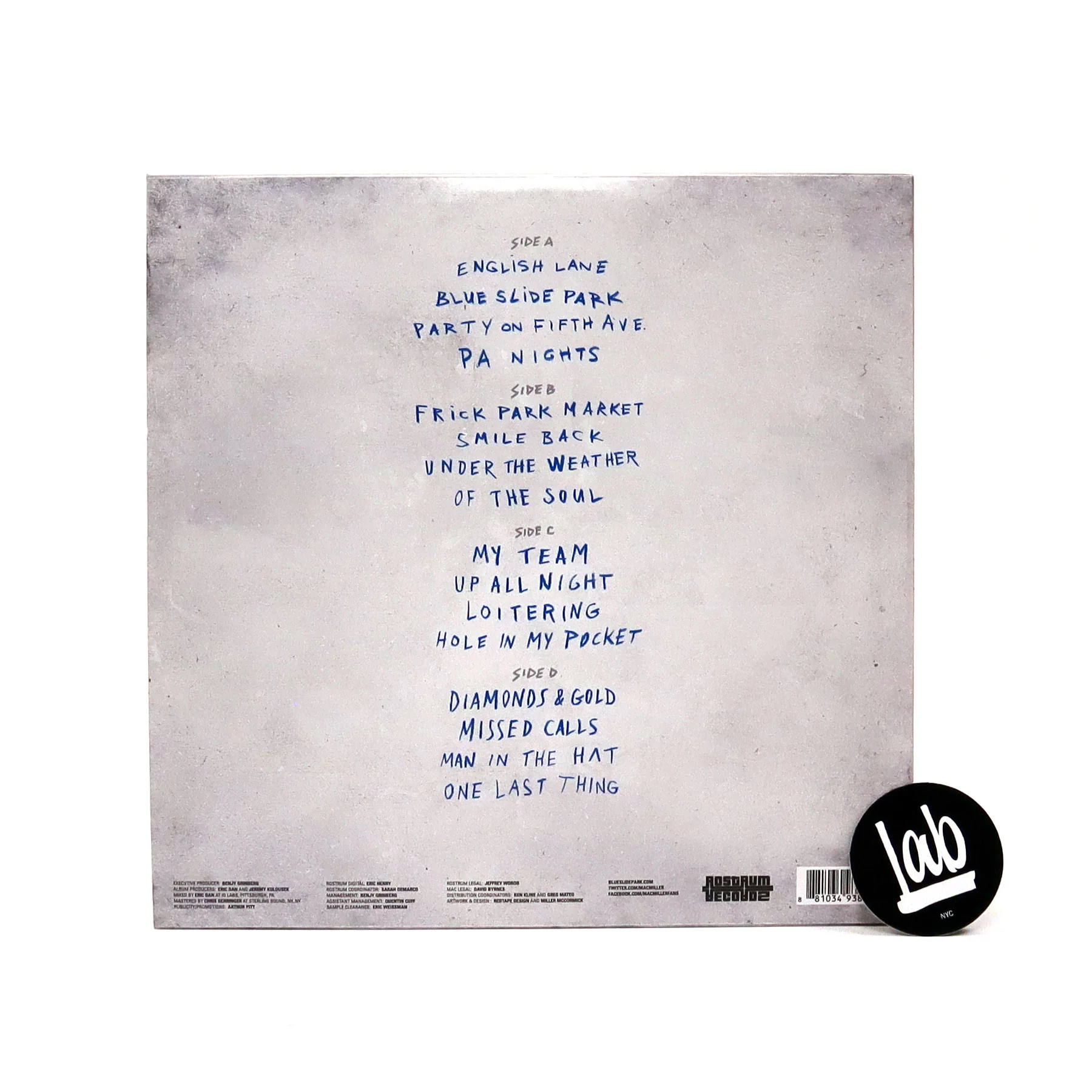 Mac Miller: Blue Slide Park Vinyl 2LP - Image 3