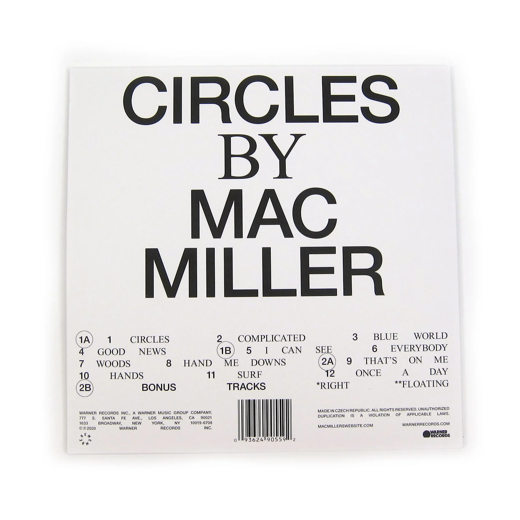 Mac Miller: Circles (Clear Colored Vinyl) Vinyl 2LP - Image 2