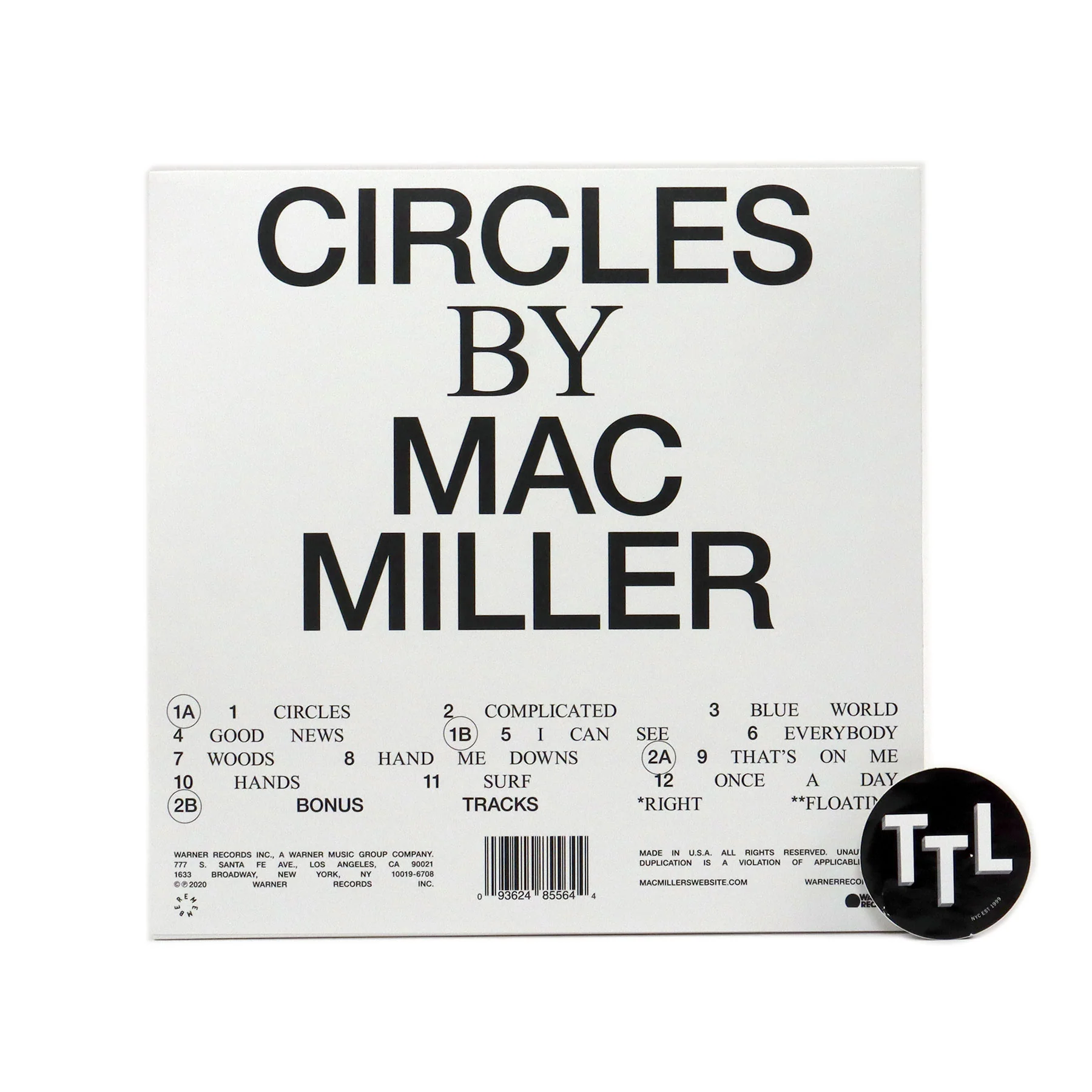 Mac Miller: Circles (Indie Exclusive Silver Colored Vinyl) Vinyl 2LP - Image 3