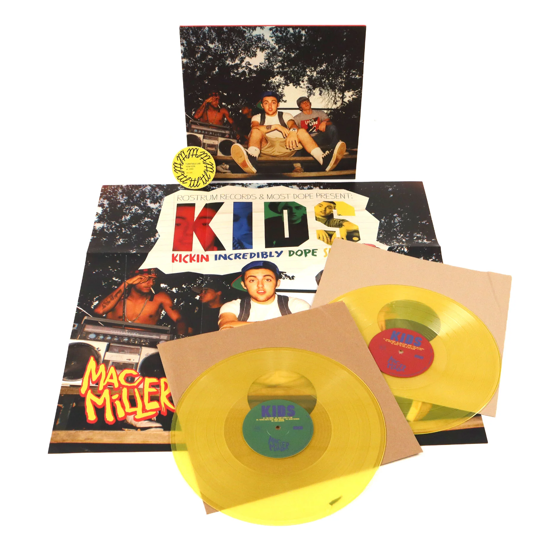 Mac Miller: K.I.D.S (Yellow Colored Vinyl) Vinyl 2LP - Image 2