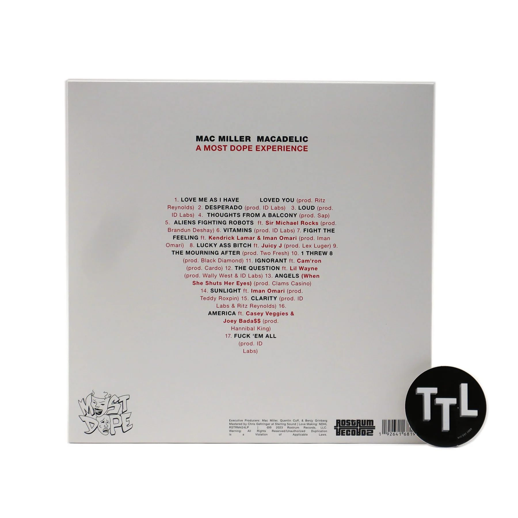 Mac Miller: Macadelic Vinyl 2LP - Image 3