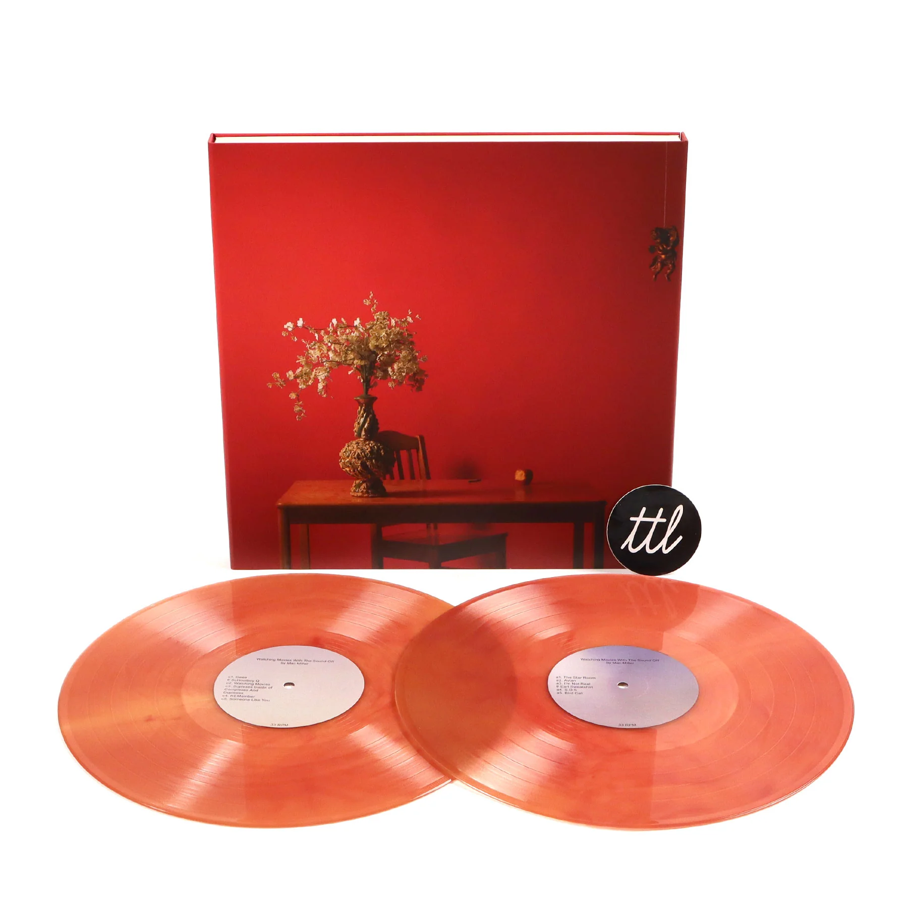 Mac Miller: Watching Movies With The Sound Off - 10th Anniversary Edition (180g, Red Colored Vinyl) Vinyl 2LP