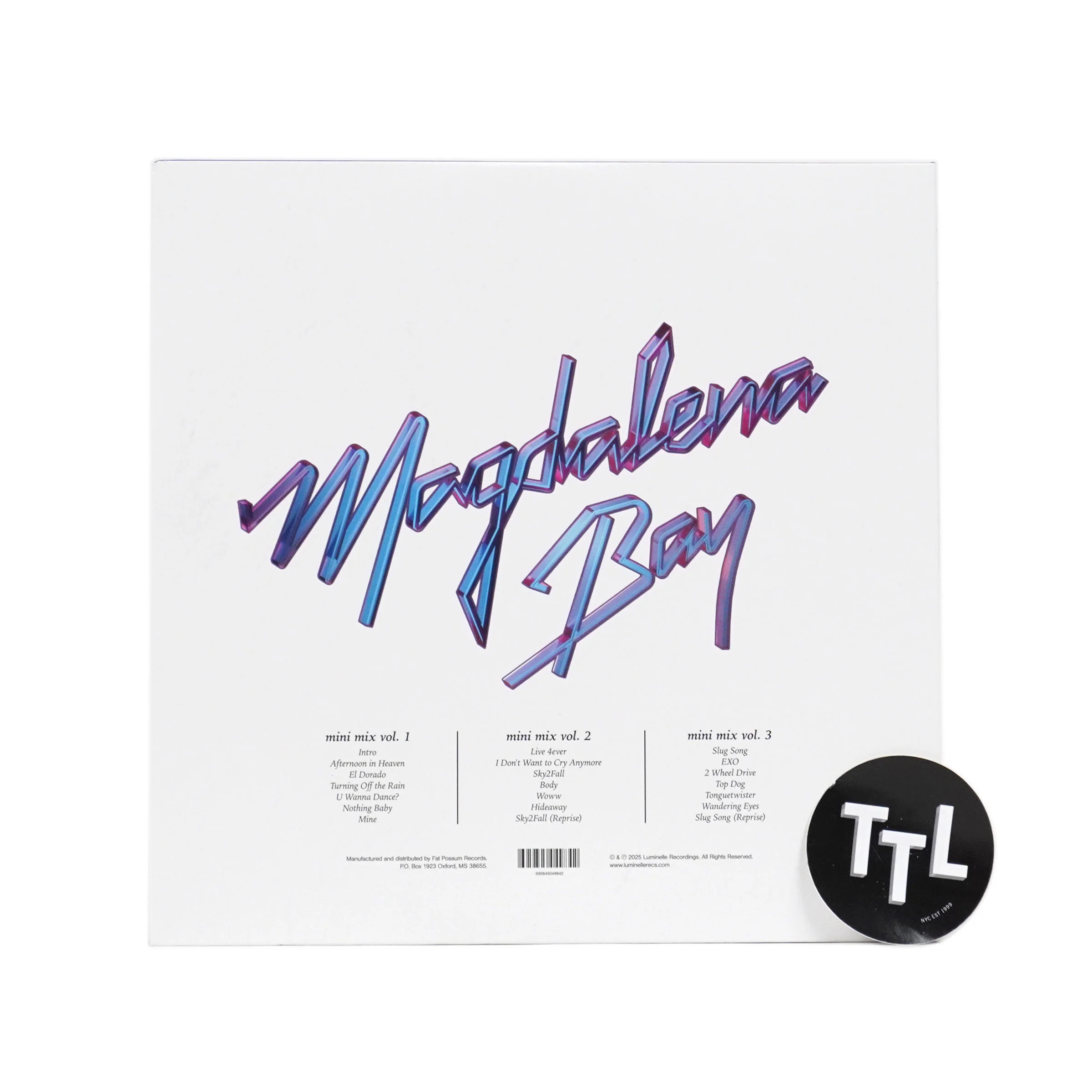 Magdalena Bay: Mini Mix Vol. 1-3 Vinyl (Colored Vinyl) 2LP - Image 4