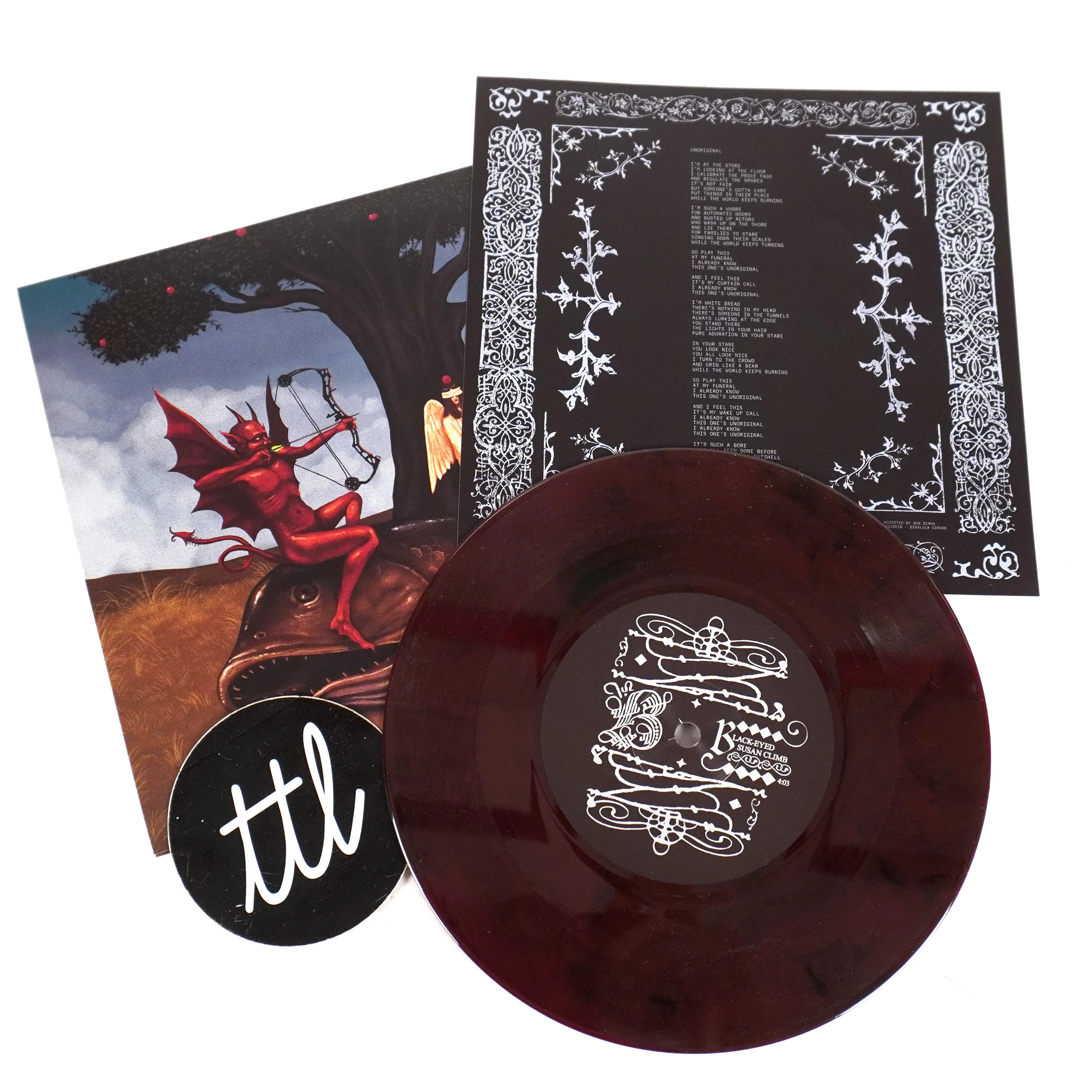 Magdalena Bay: Unoriginal / Black-Eyed Susan Climb (Colored Vinyl) Vinyl 7" - Image 2