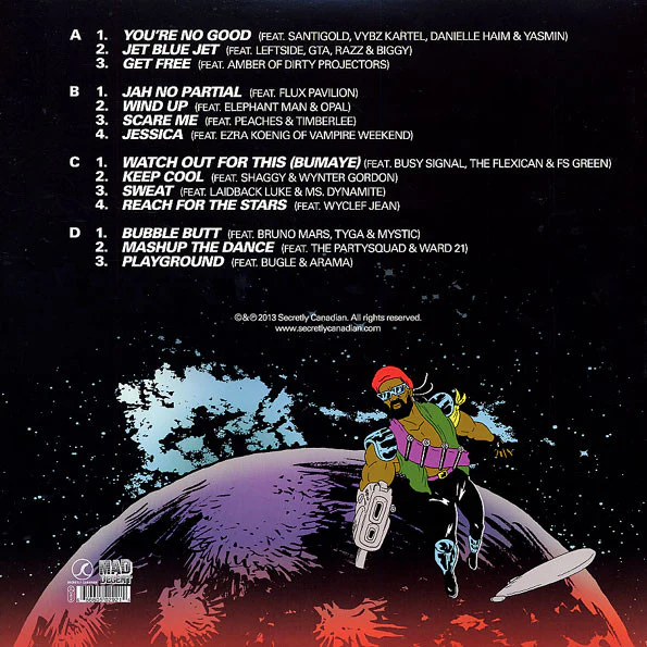 Major Lazer: Free The Universe Vinyl 2LP - LIMIT 1 PER CUSTOMER - Image 2