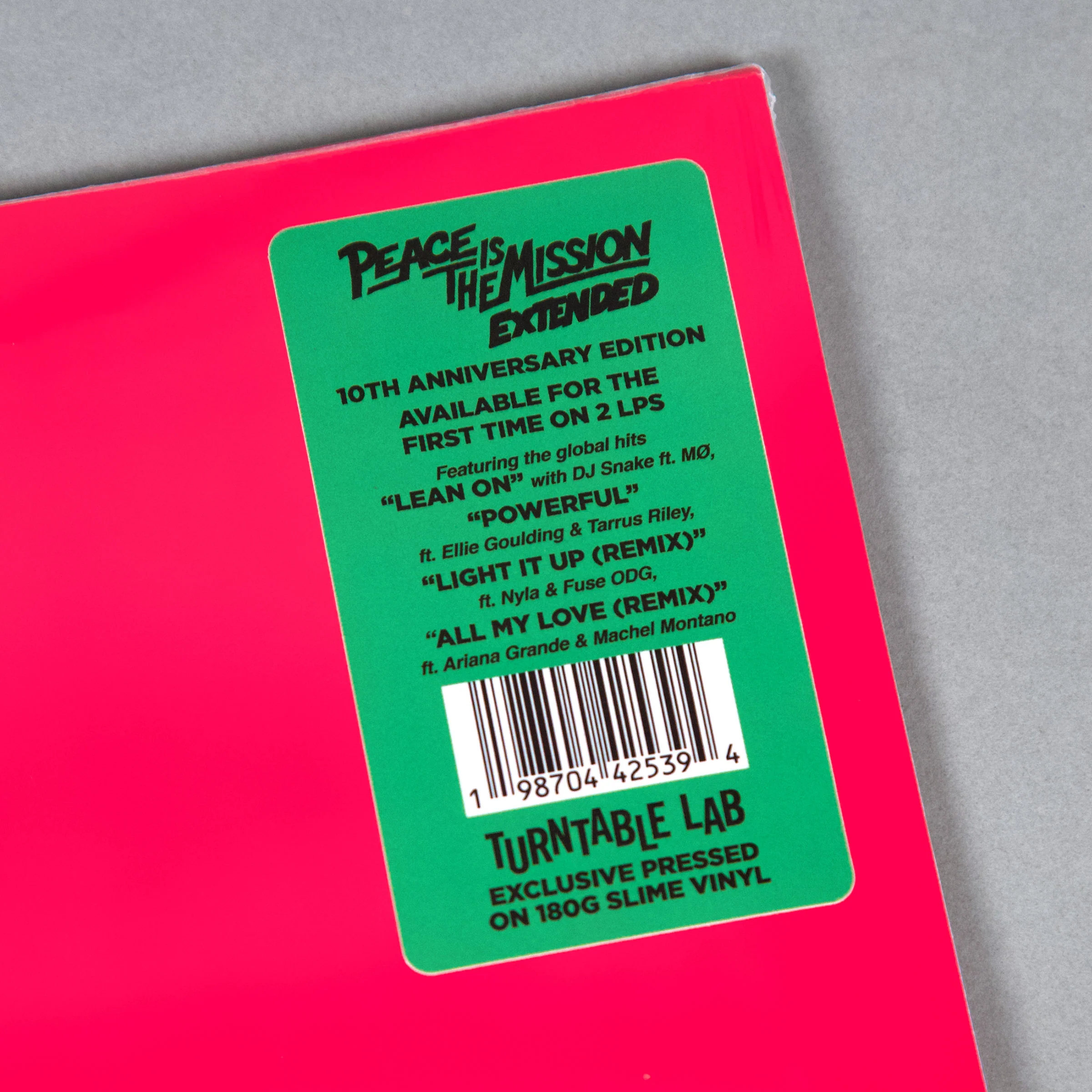Major Lazer: Peace Is The Mission - Extended (180g, Colored Vinyl) Vinyl 2LP - Turntable Lab Exclusive - Image 6
