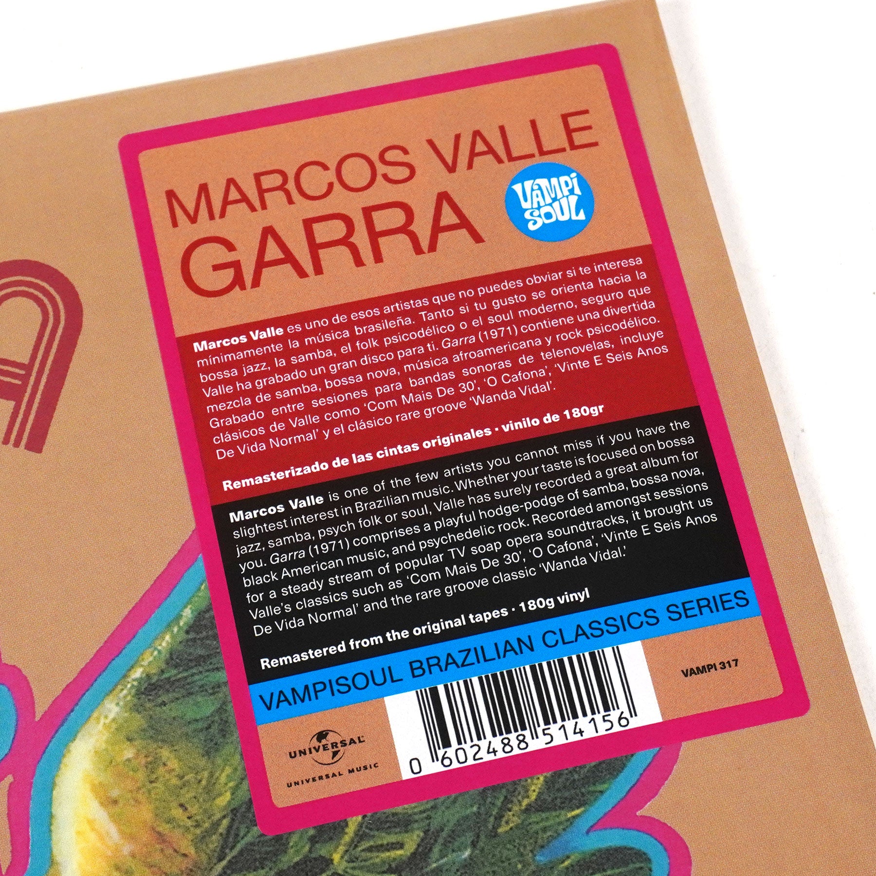 Marcos Valle: Garra Vinyl LP - Image 3