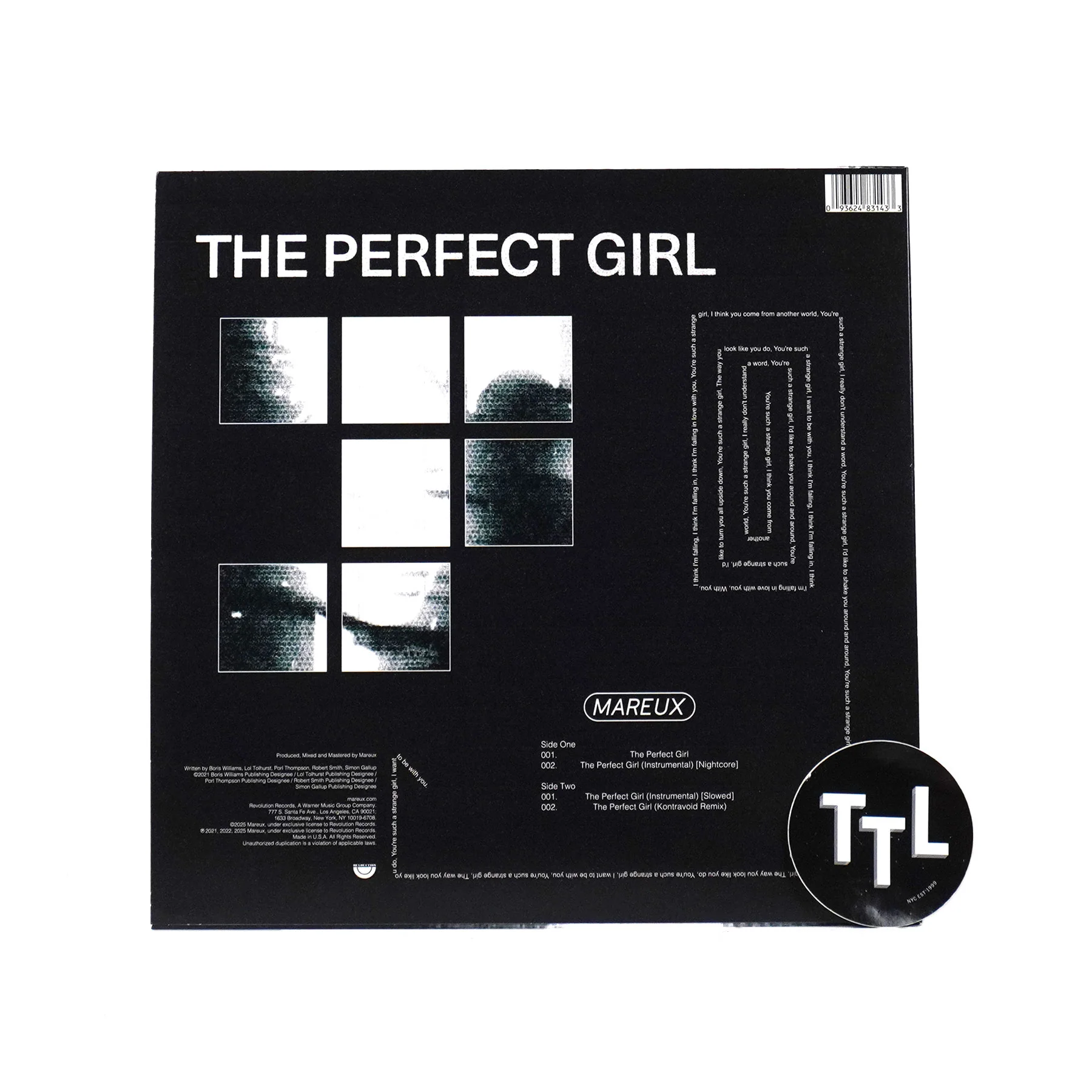 Mareux: The Perfect Girl - 10th Anniversary Edition Vinyl 12" - Image 3