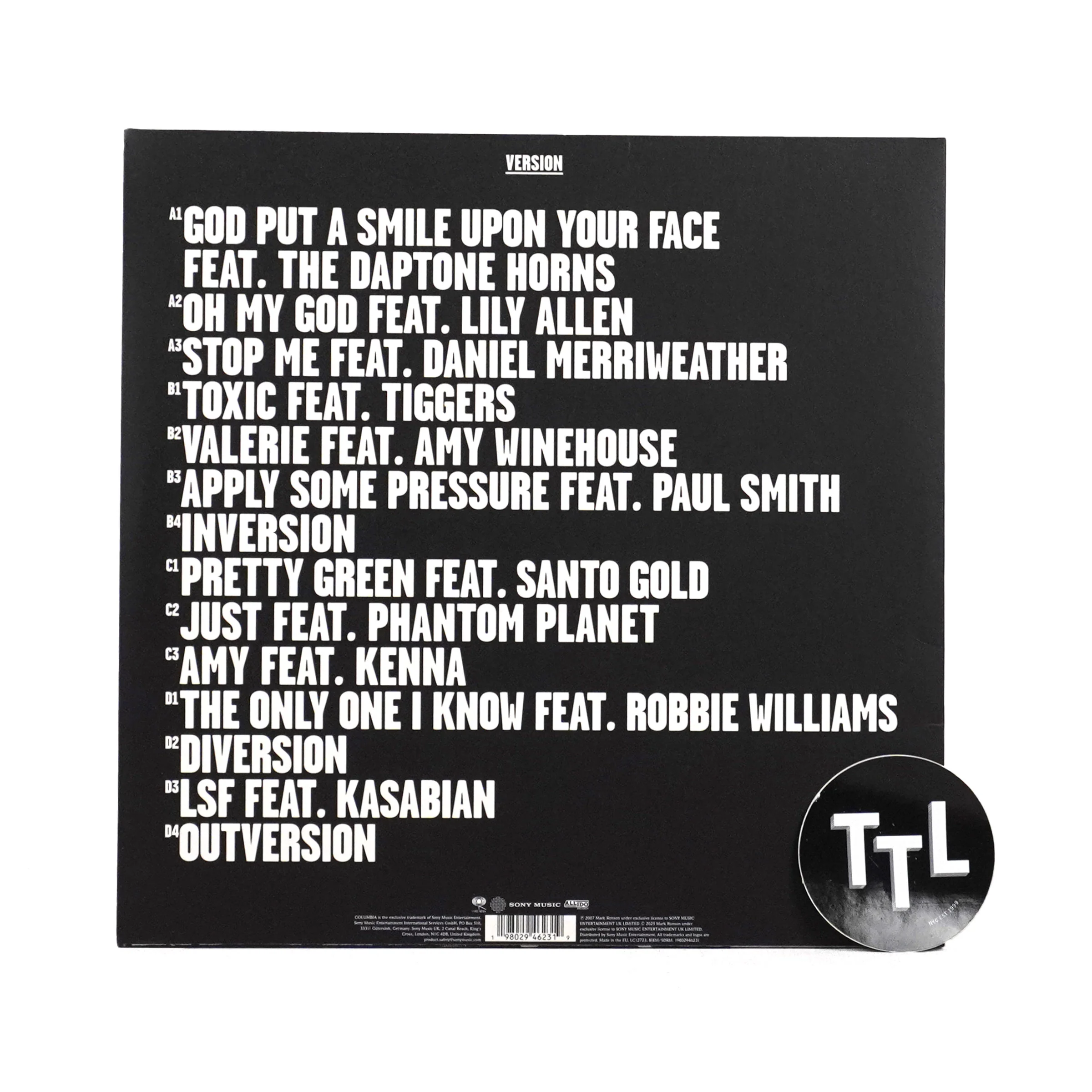 Mark Ronson: Version (Import) Vinyl 2LP - Image 3