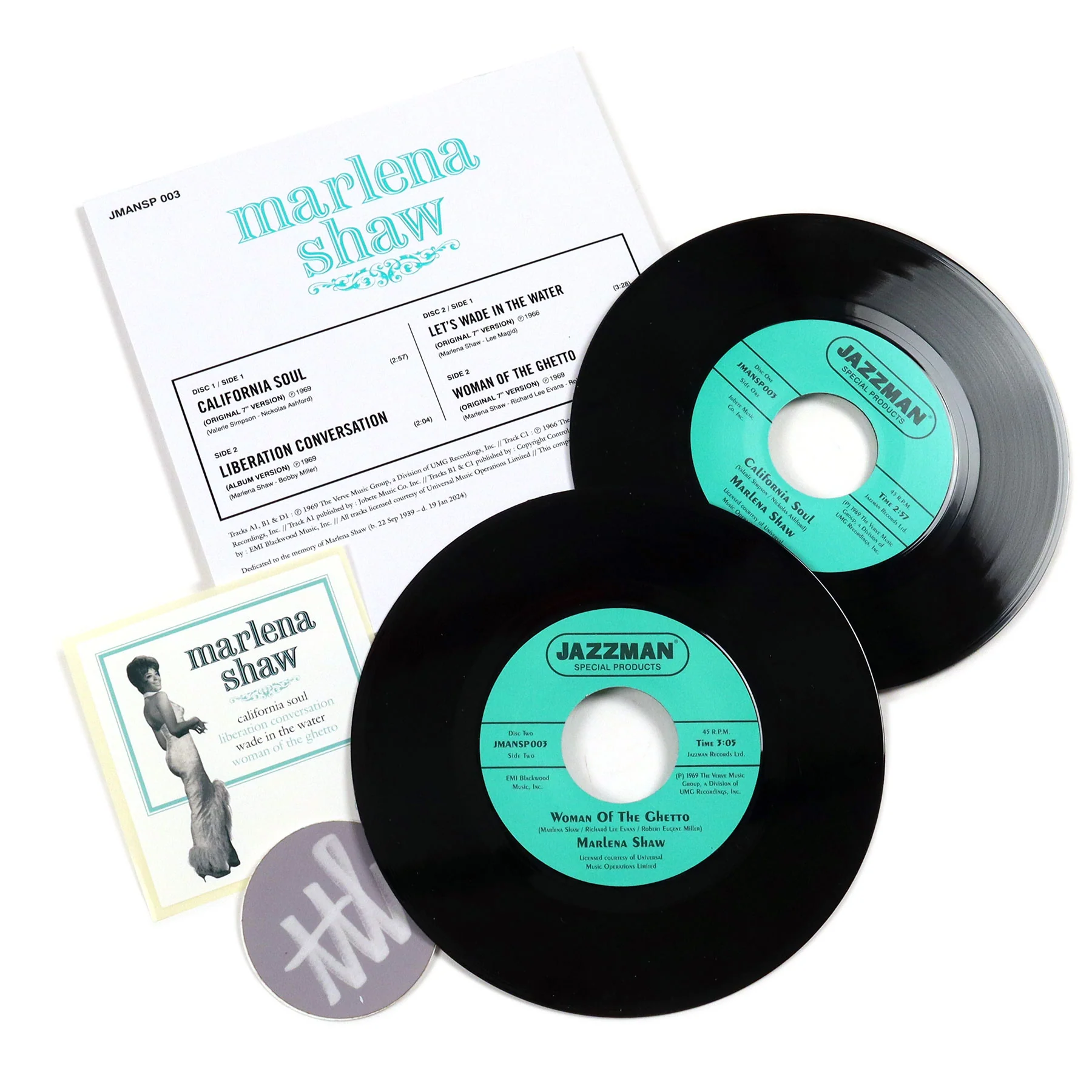 Marlena Shaw: California Soul EP Vinyl 2x7" - Image 2