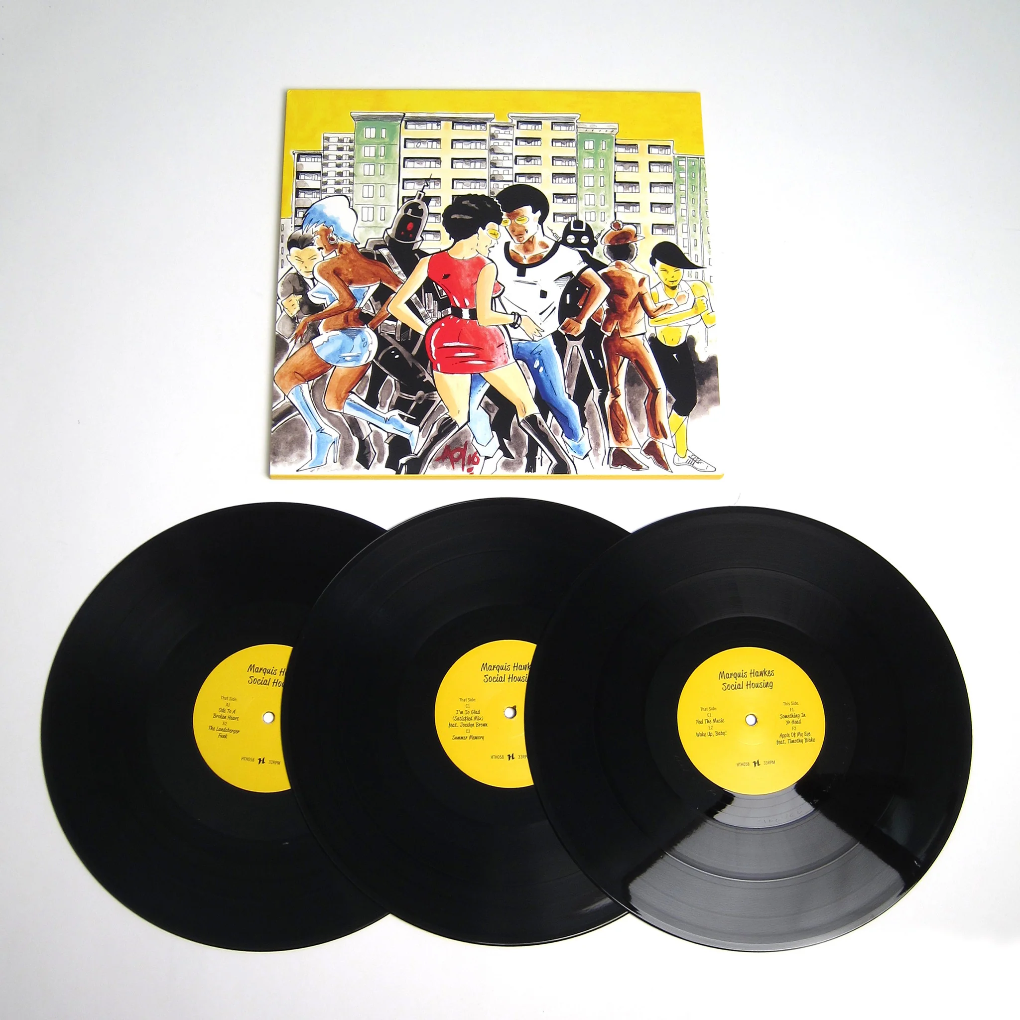 Marquis Hawkes: Social Housing Vinyl 3LP - Image 2
