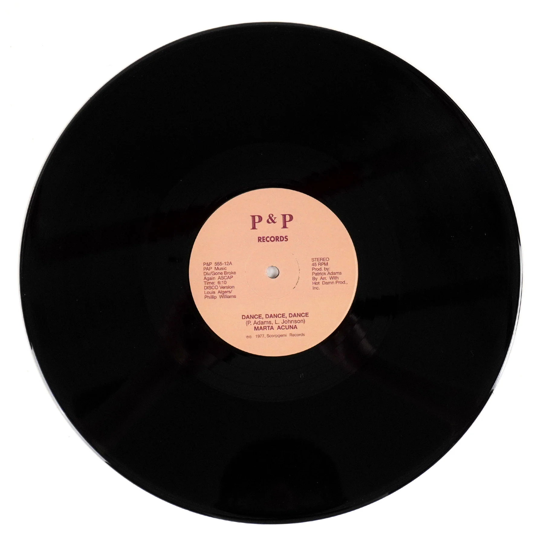 Marta Acuna: Dance, Dance, Dance Vinyl 12" - Image 2