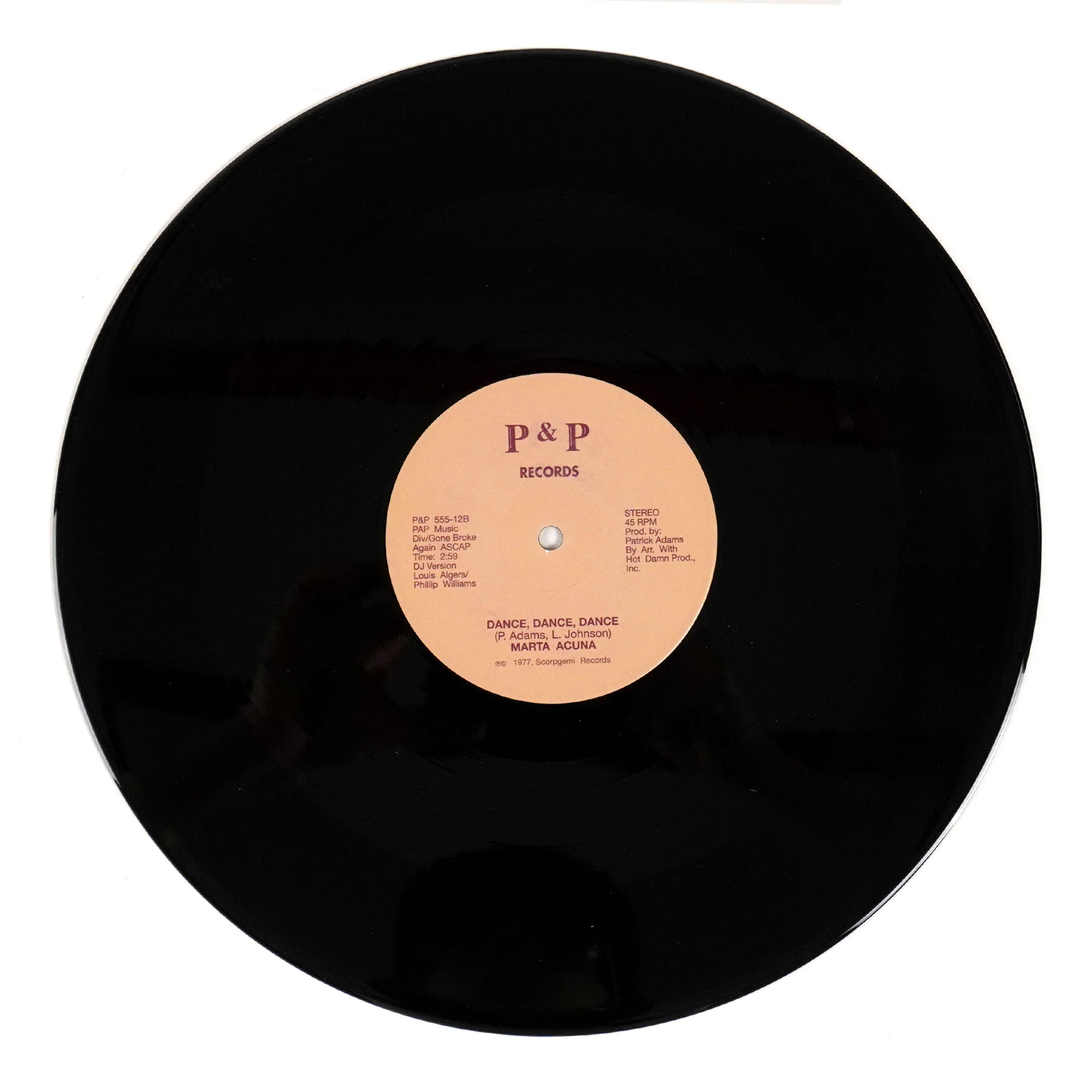 Marta Acuna: Dance, Dance, Dance Vinyl 12" - Image 3