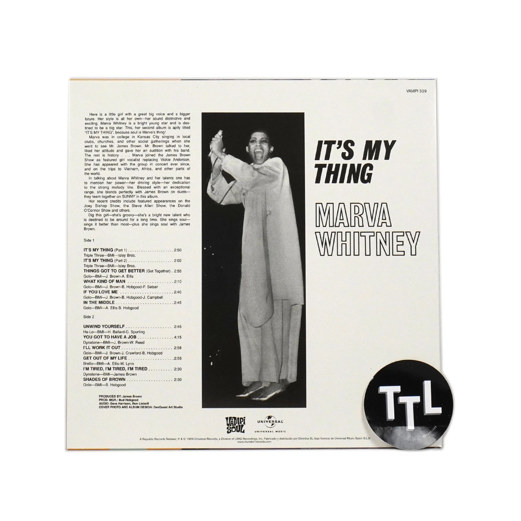 Marva Whitney: It's My Thing (180g) Vinyl LP - Image 2