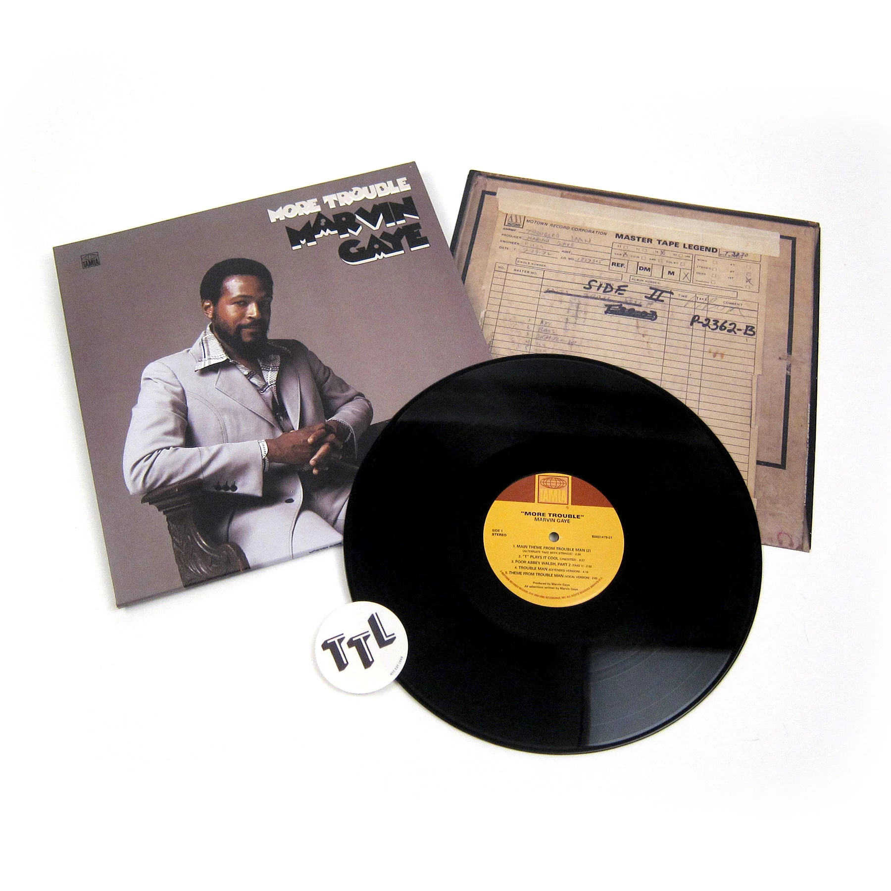 Marvin Gaye: More Trouble Vinyl LP - Image 3