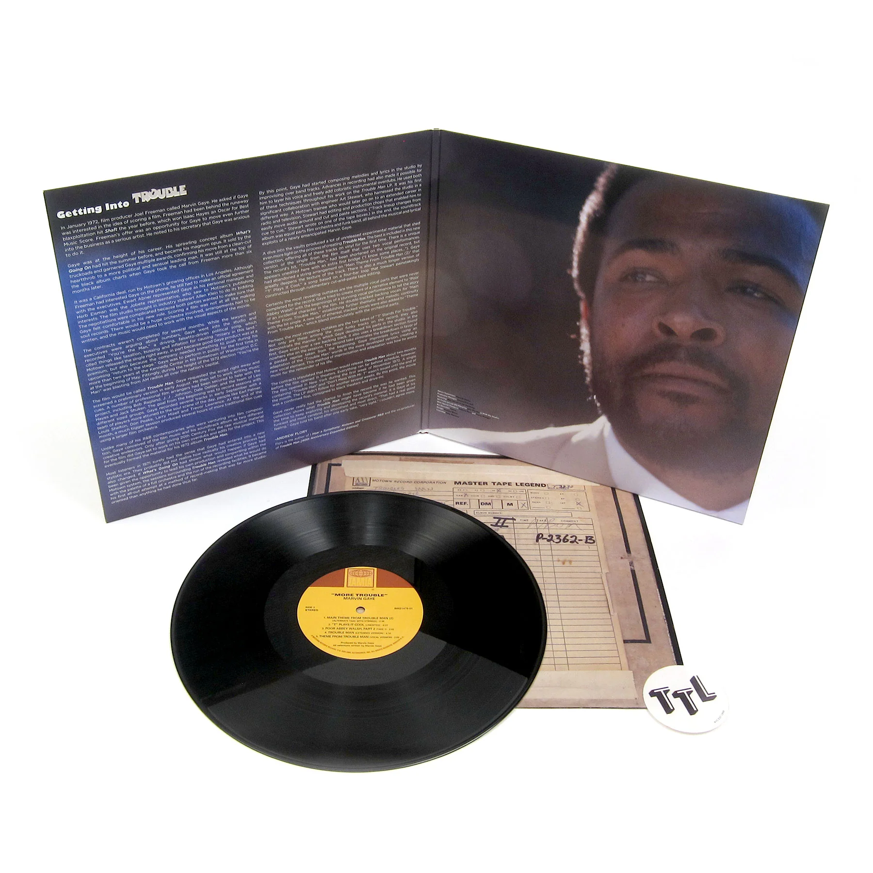 Marvin Gaye: More Trouble Vinyl LP - Image 4