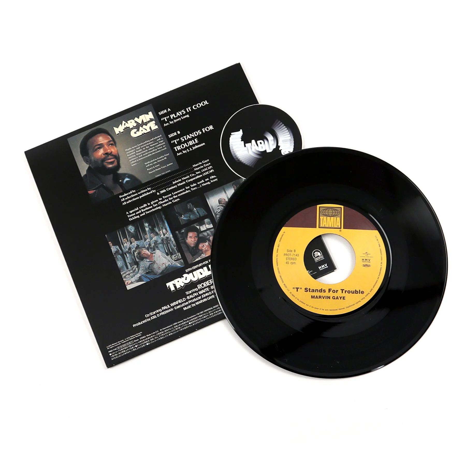Marvin Gaye: T Plays It Cool  (Indie Exclusive, Japan Import) Vinyl 7" - Image 2